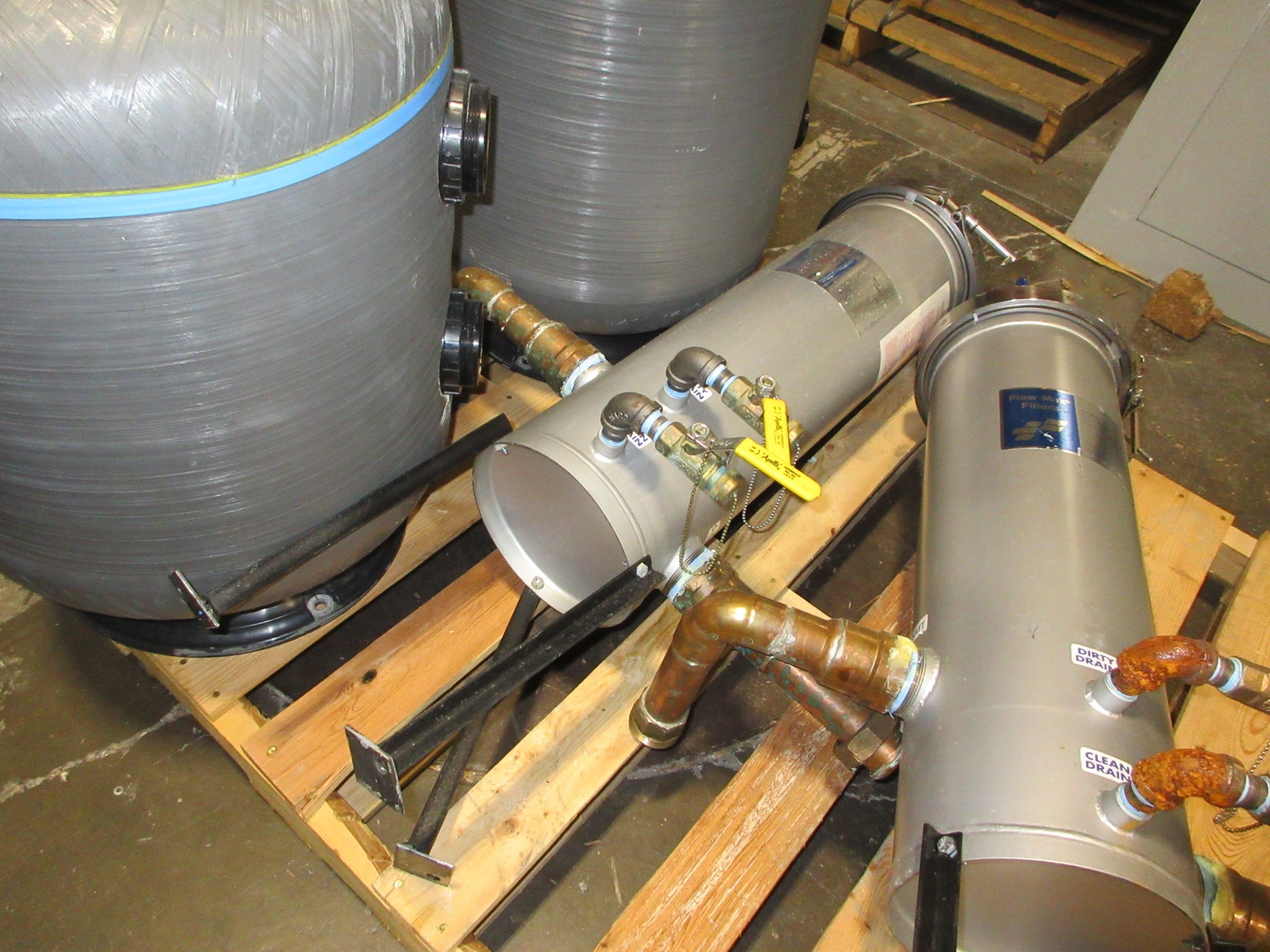 Watts Flow-Max Filter FM4X2 150 PSI Used