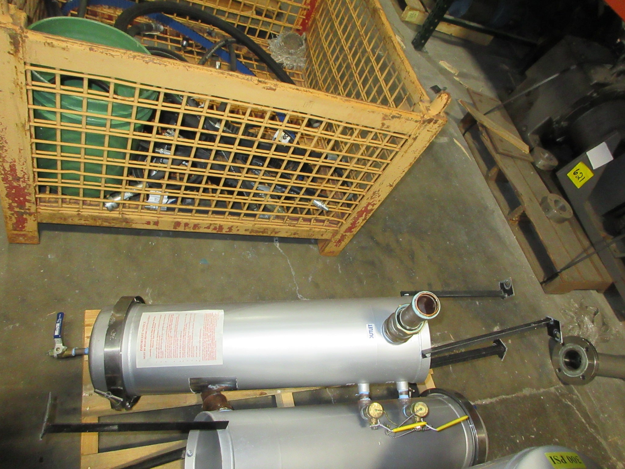 Watts Flow-Max Filter FM4X2-304 150 PSI Used