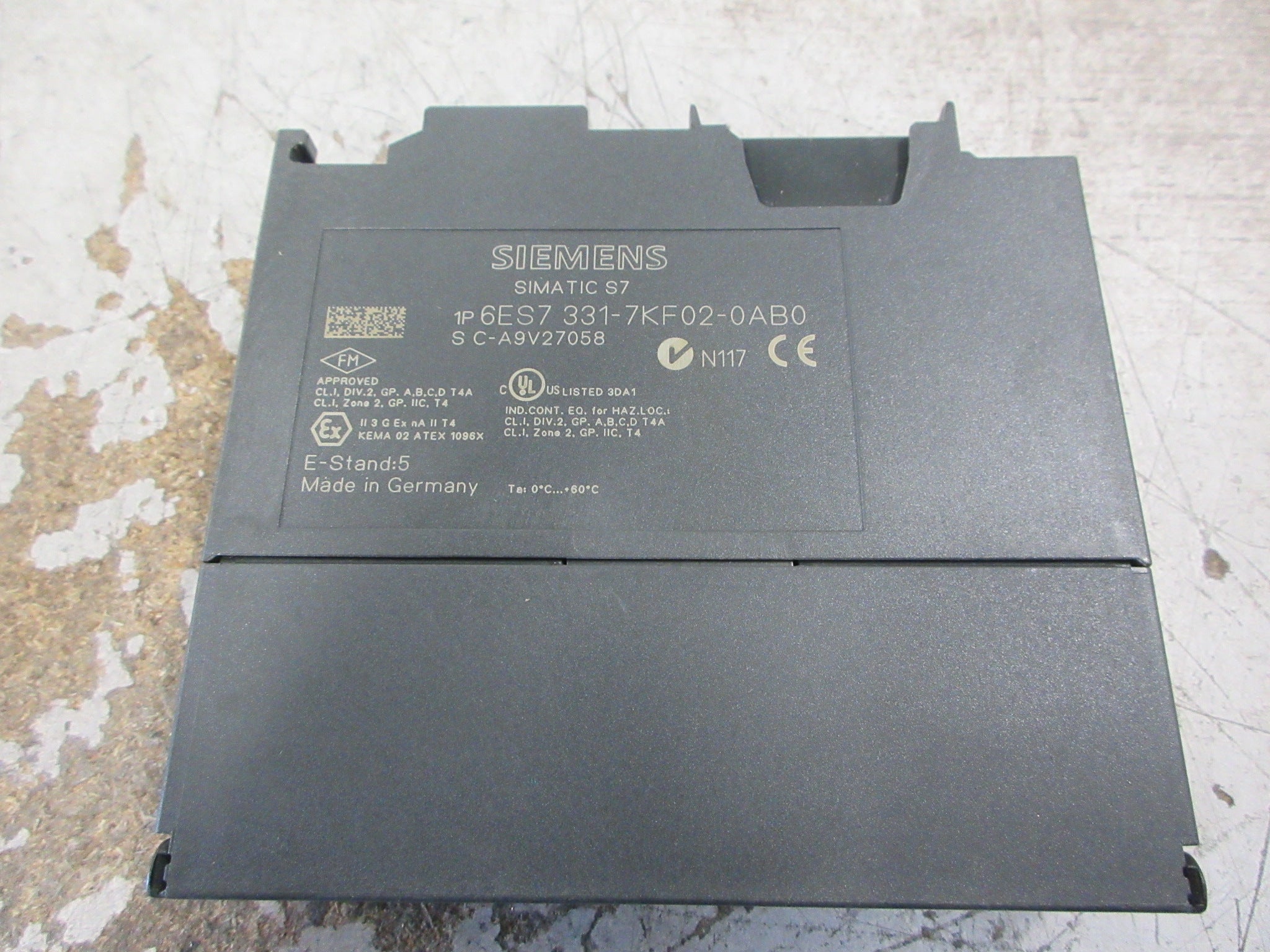 Siemens Simatic S7 Analog Input Module 6ES7 331-7KF02-0AB0 E-Stand: 5 Used