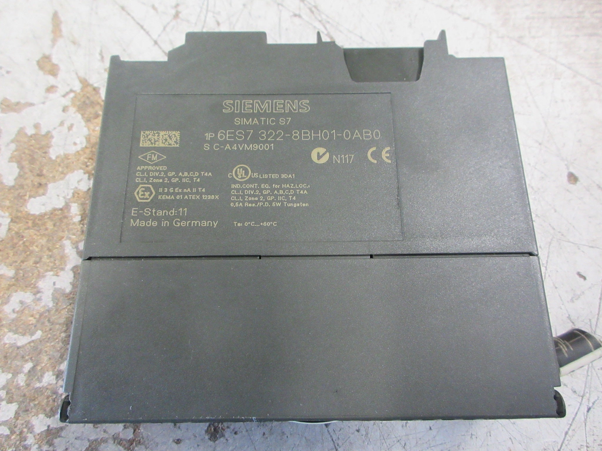 Siemens Simatic S7 digital Output Module 6ES7 322-8BH01-0AB0 E-Stand: 11 Used