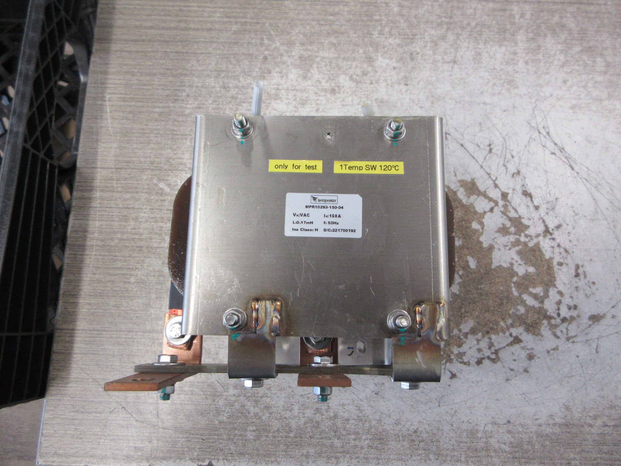 Shinenergy Reactor MPR10293-150-04 0.17mH 150A 50Hz Used