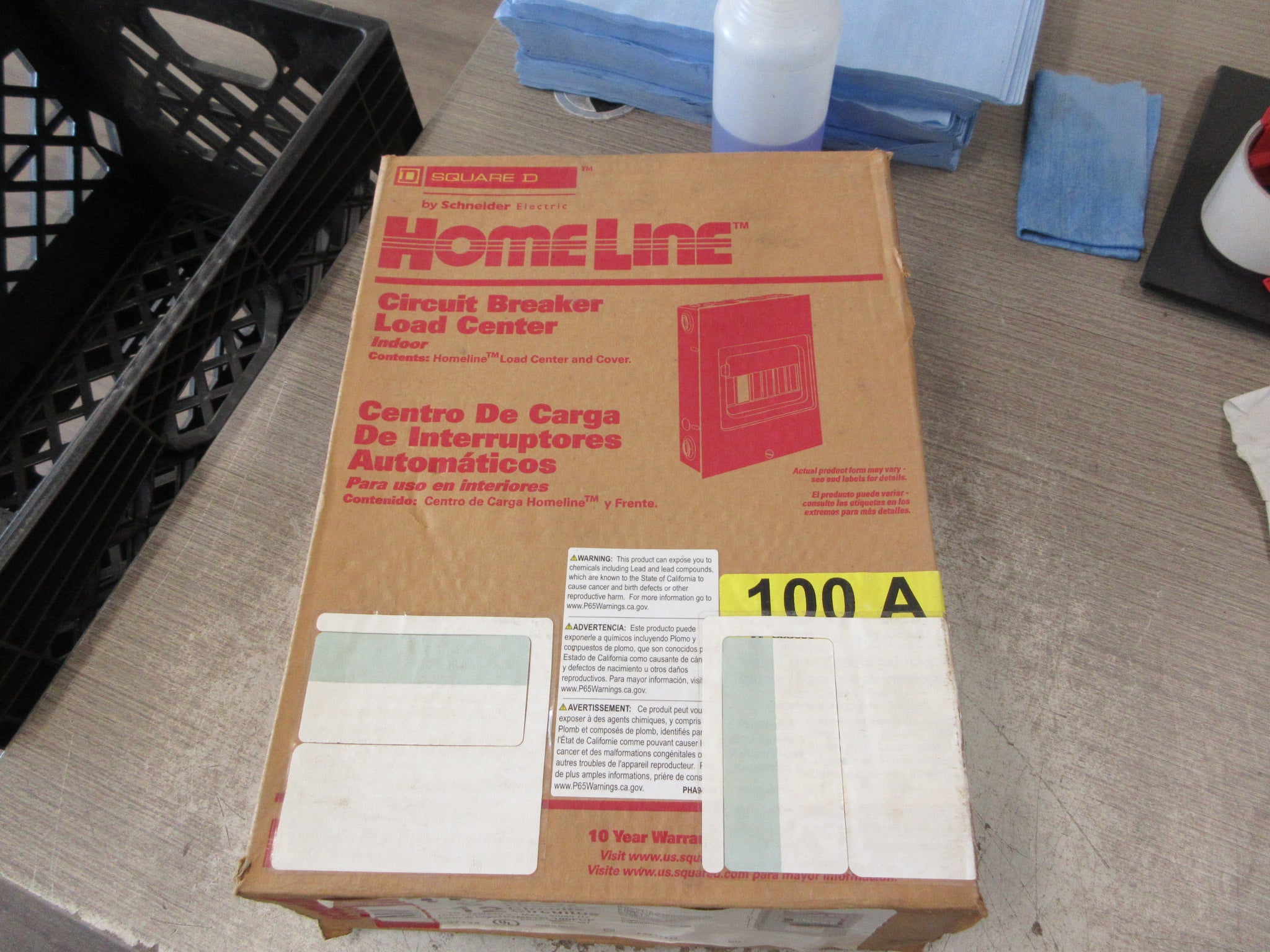 Square D Home Line Indoor Load Center HOM12L100FCP Ser. 001 100A New Surplus