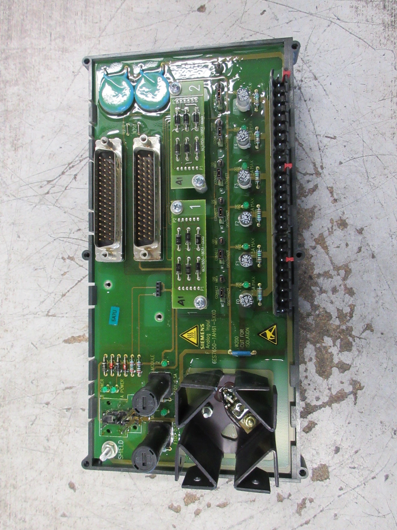 Siemens Failsafe Analog Input MTA 6ES7650-1AH61-5XX0 6-Ch Used