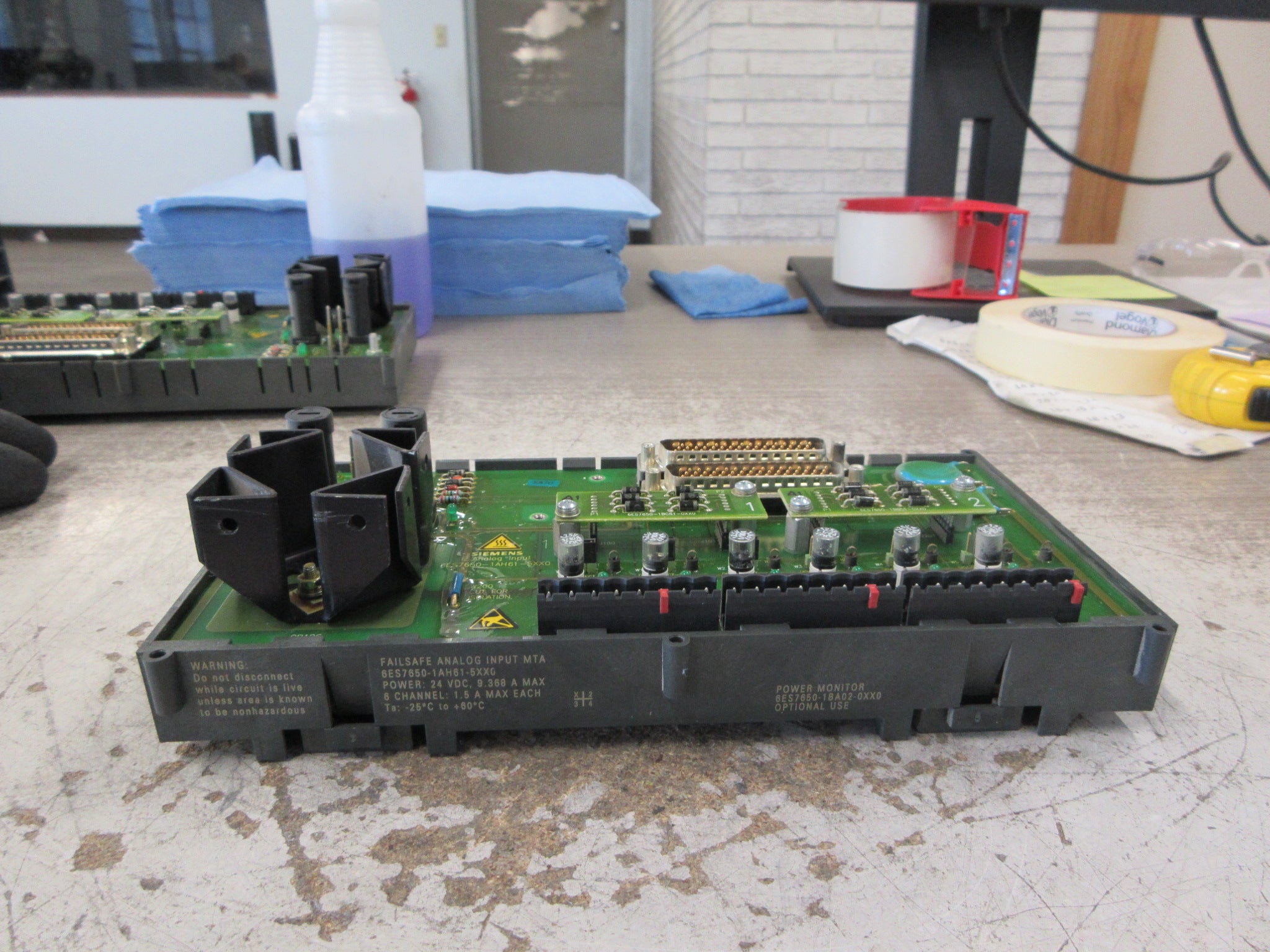 Siemens Failsafe Analog Input MTA 6ES7650-1AH61-5XX0 6-Ch Used