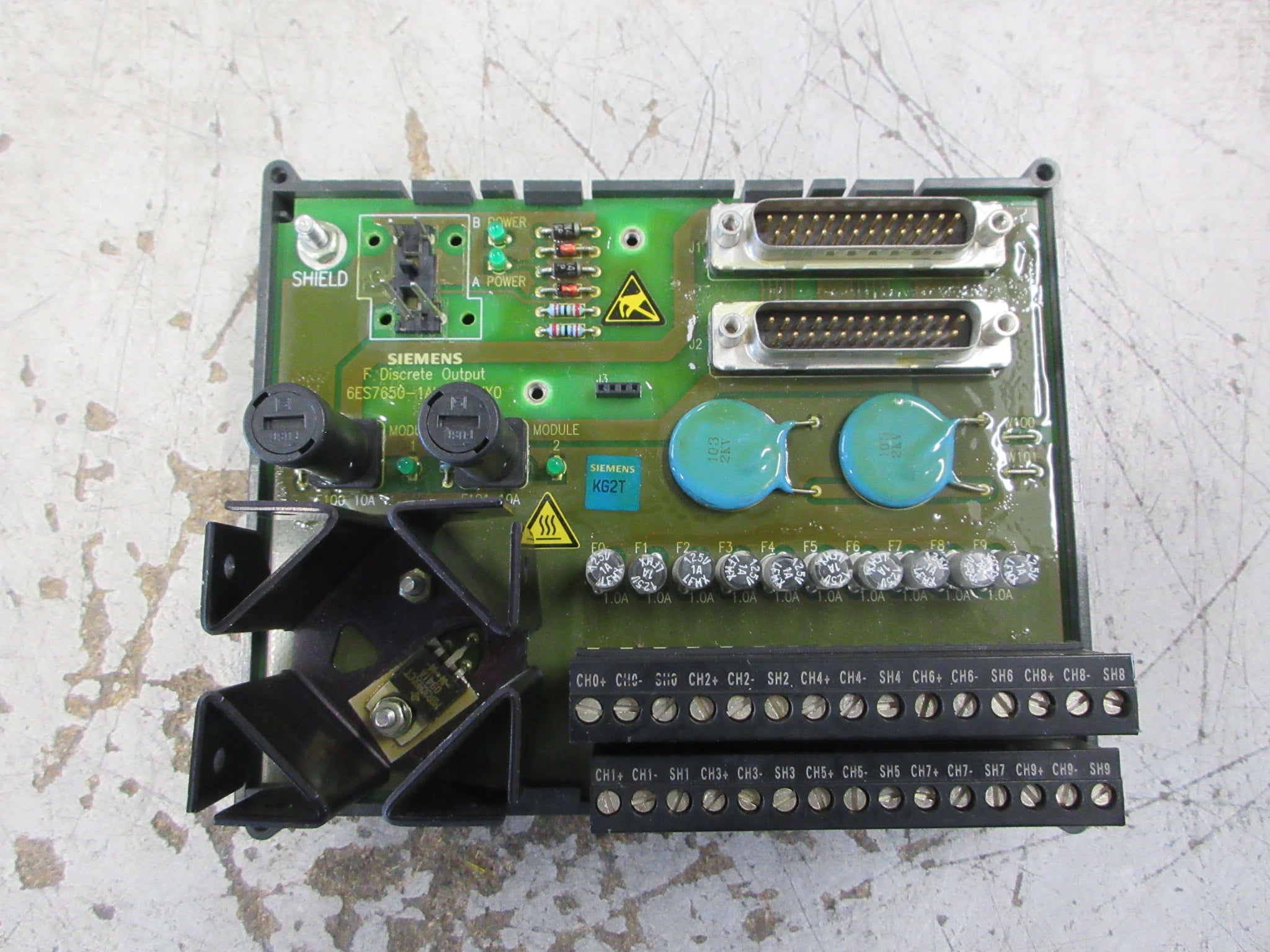 Siemens Failsafe Discrete Output MTA 6ES7650-1AL11-6XX0 10-Ch Used