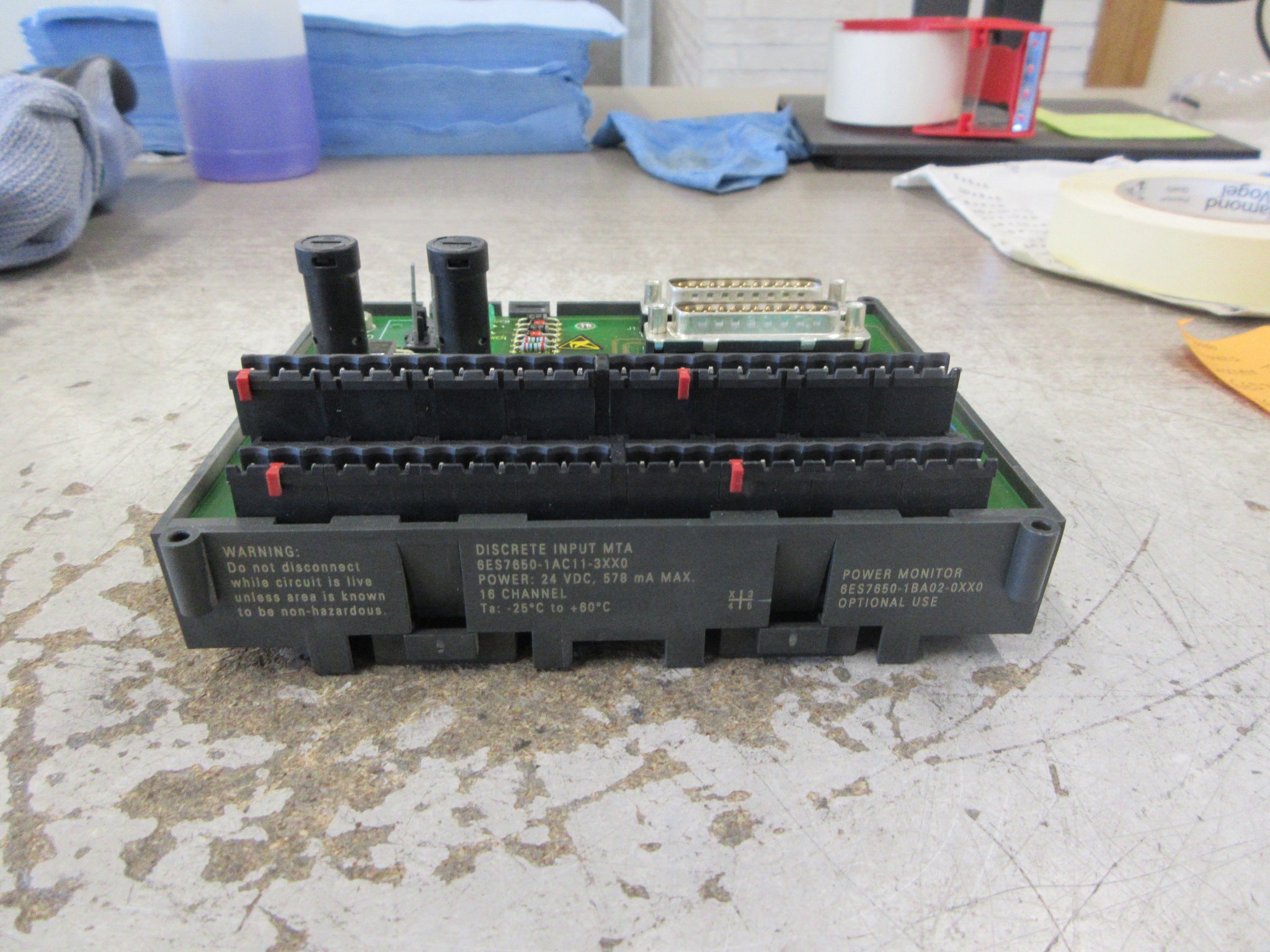 Siemens Discrete Input MTA 6ES7650-1AC11-3XX0 16-Ch Used