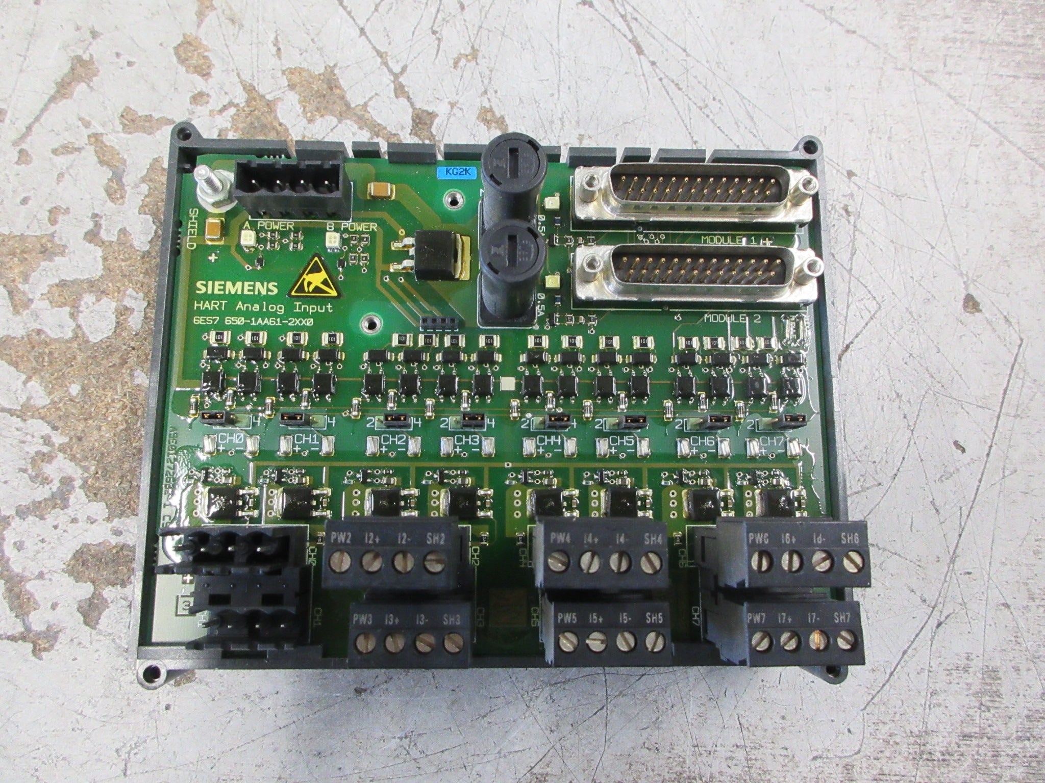 Siemens HART Analog Input MTA 6ES7650-1AA61-2XX0 8-Ch Used