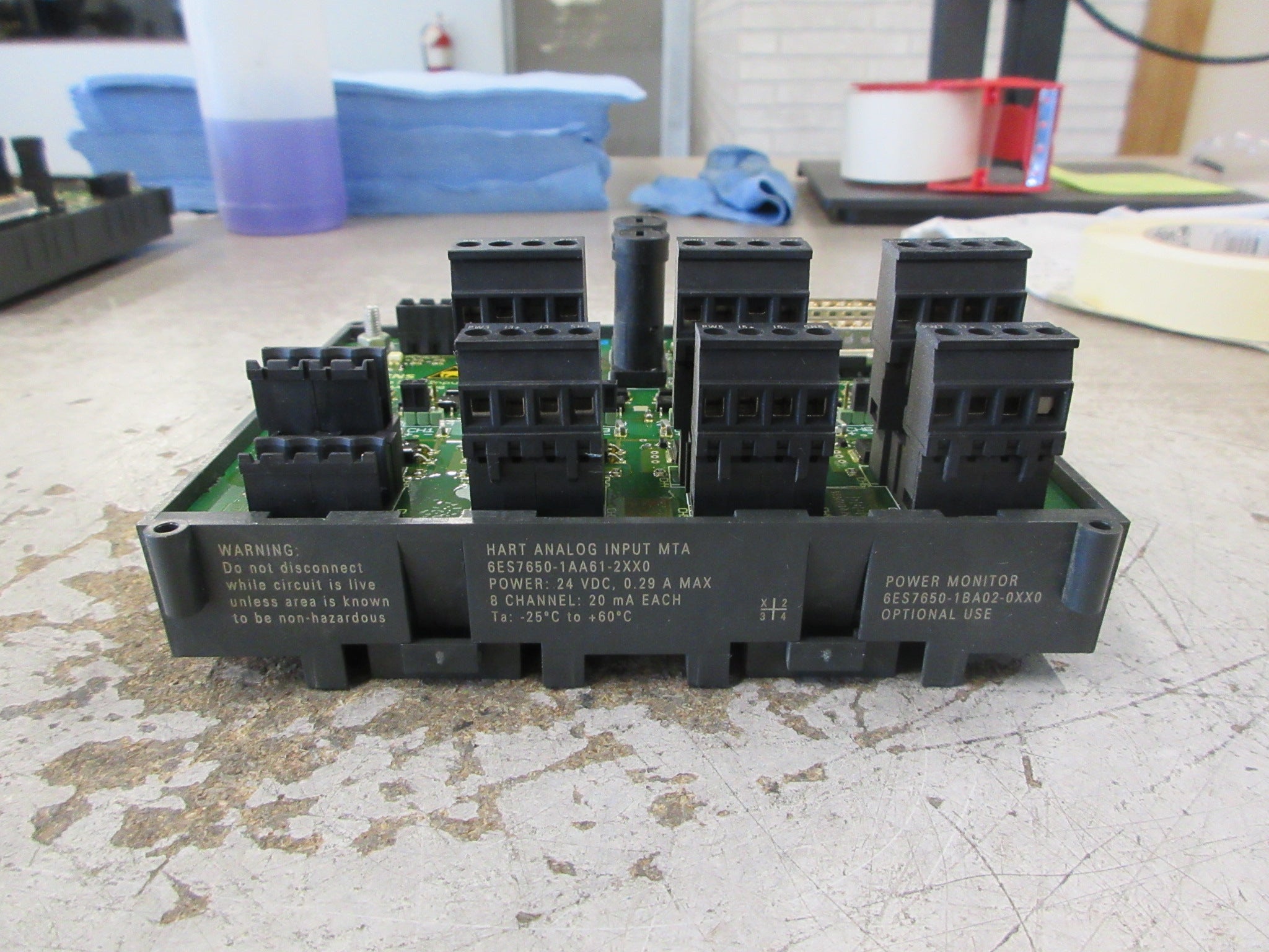 Siemens HART Analog Input MTA 6ES7650-1AA61-2XX0 8-Ch Used