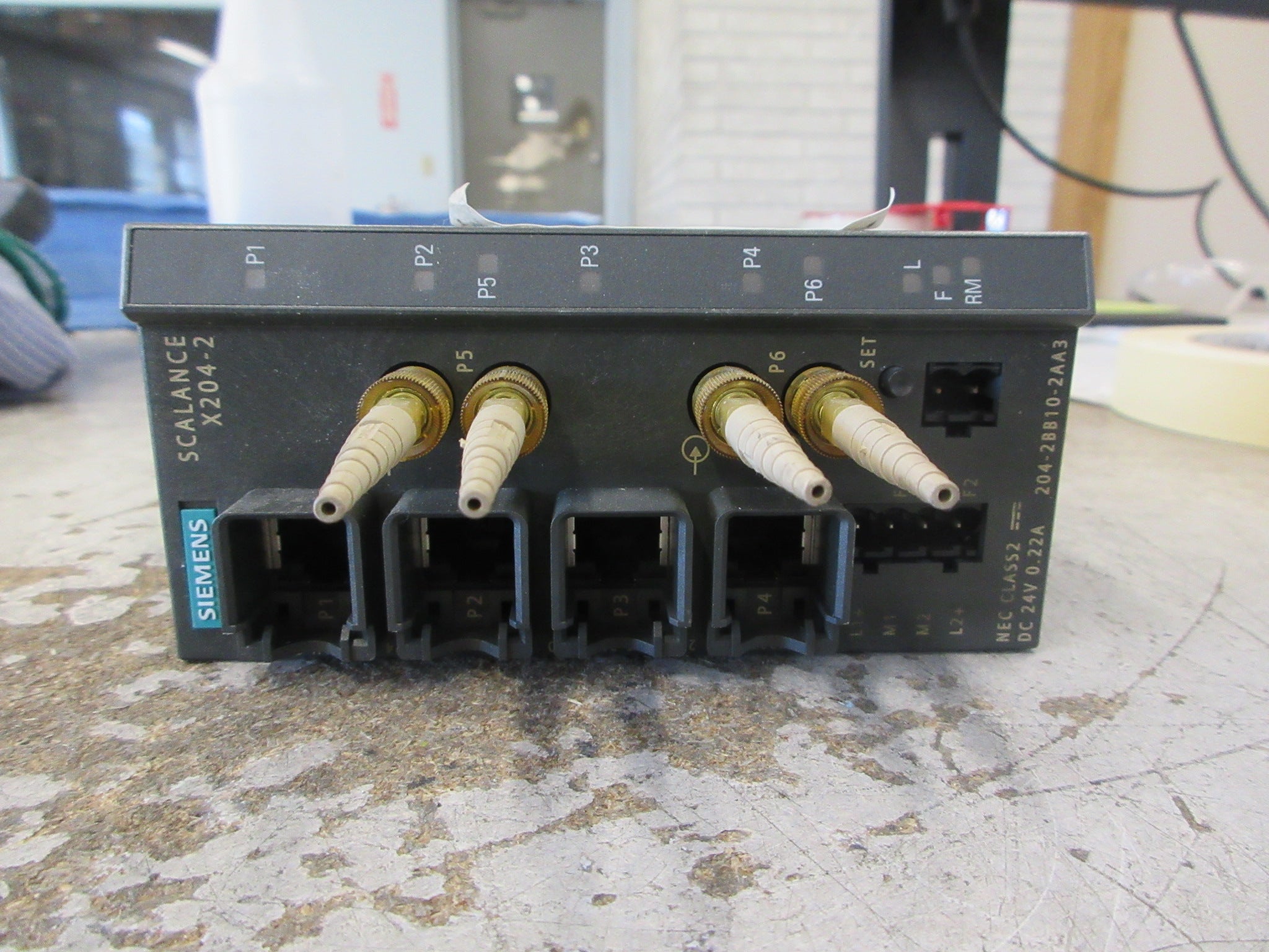 Siemens Simatic Net Scalance X204-2 Industrial Ethernet Switch Used