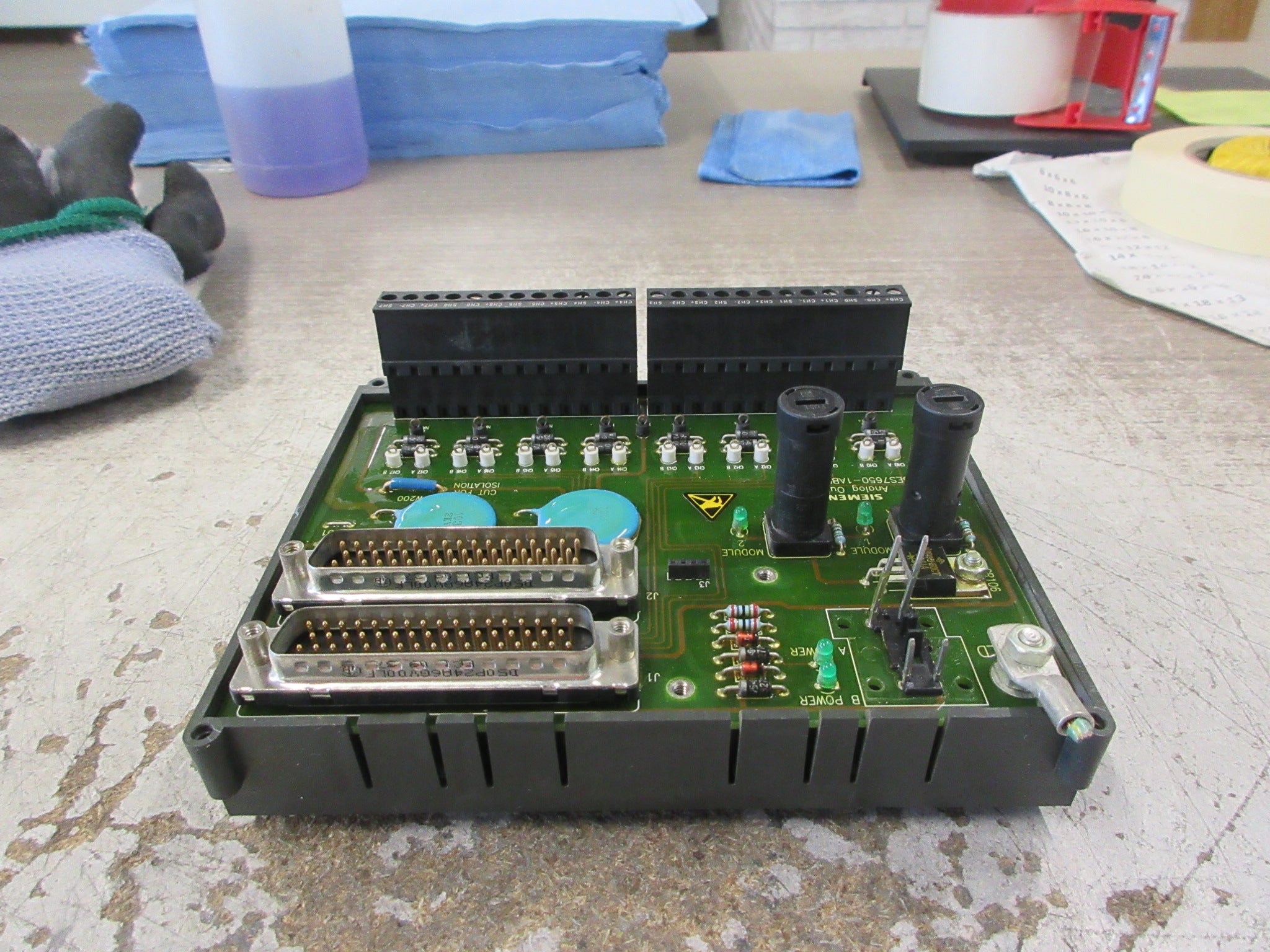 Siemens Analog Output MTA 6ES7650-1AB51-2XX0 8-Ch Used