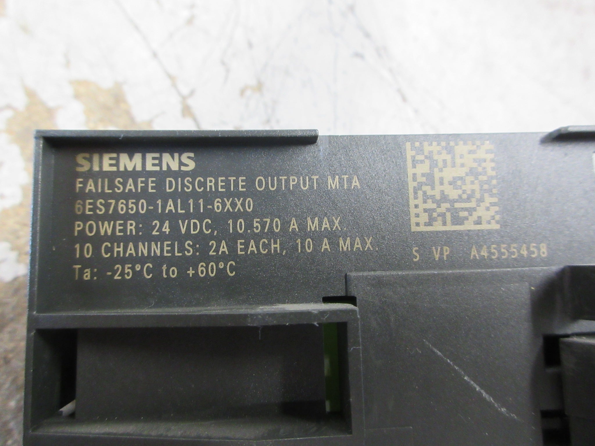 Siemens Failsafe Discrete Output MTA 6ES7650-1AL11-6XX0 10-Ch Used