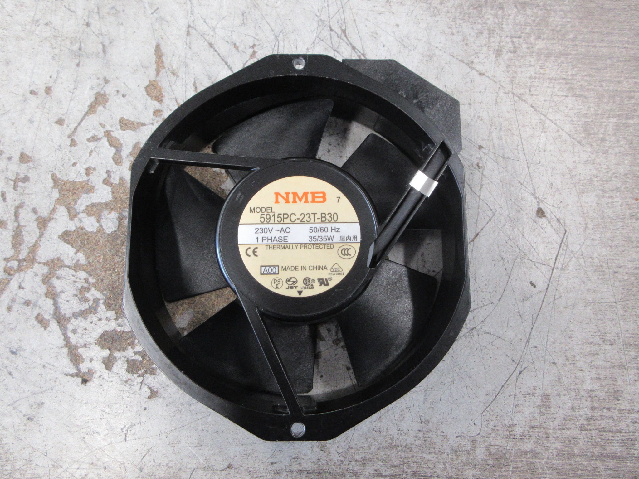 NMB Axial Fan 5915PC-23T-B30 230V 1Ph 50/60Hz 35W Used
