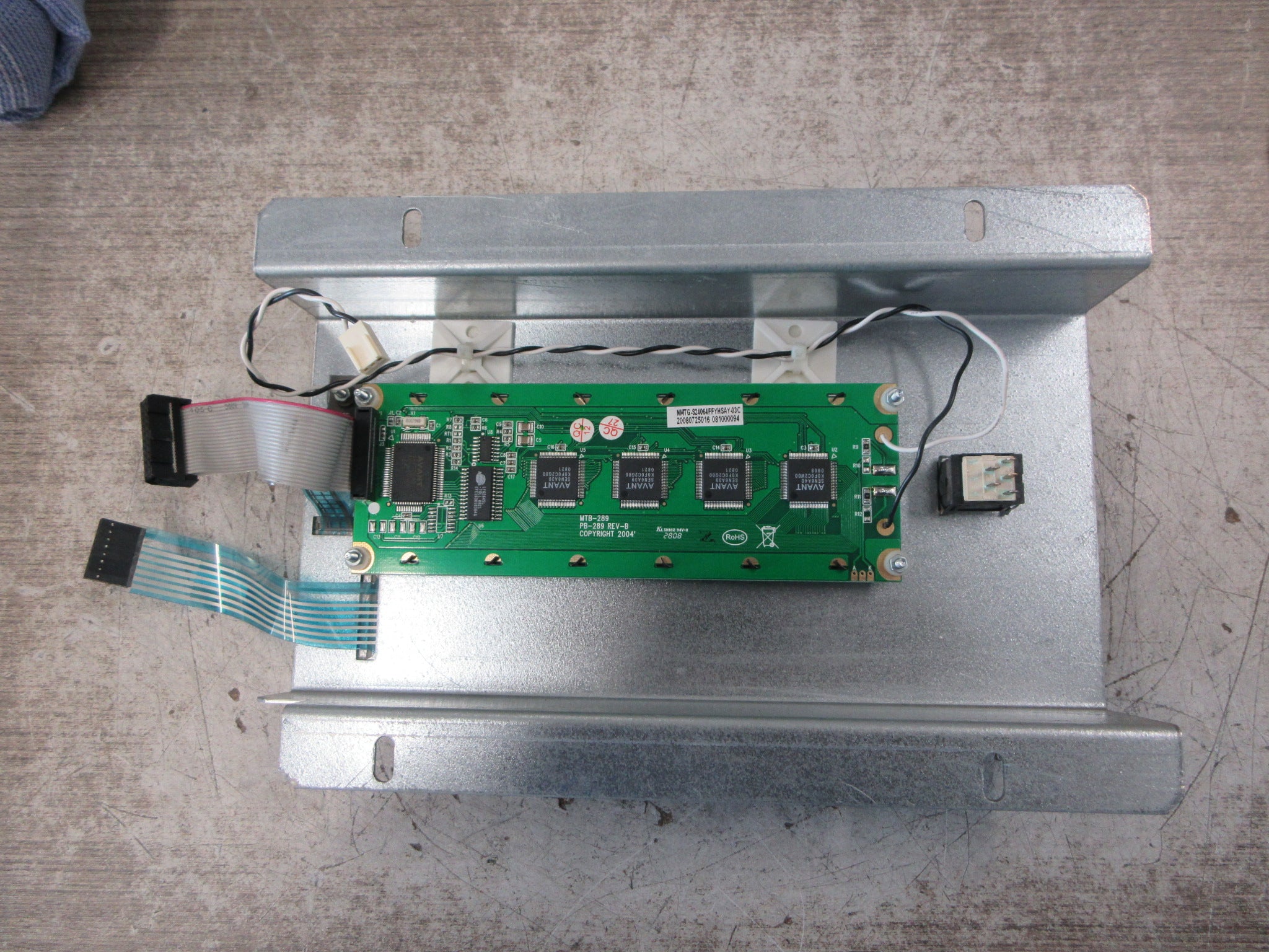 Emerson Liebert Control Panel Assembly 02-812535-10 Used