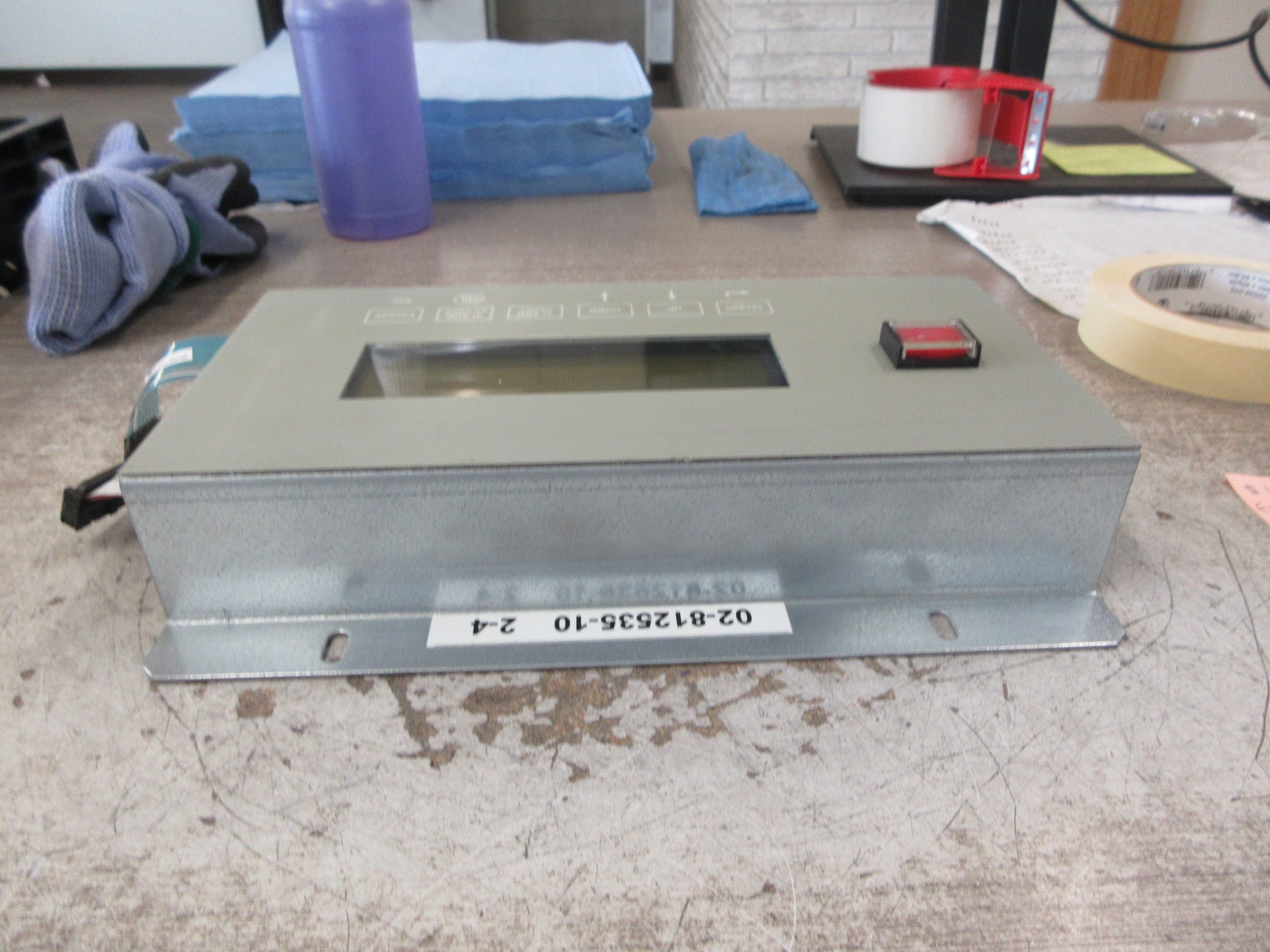 Emerson Liebert Control Panel Assembly 02-812535-10 Used