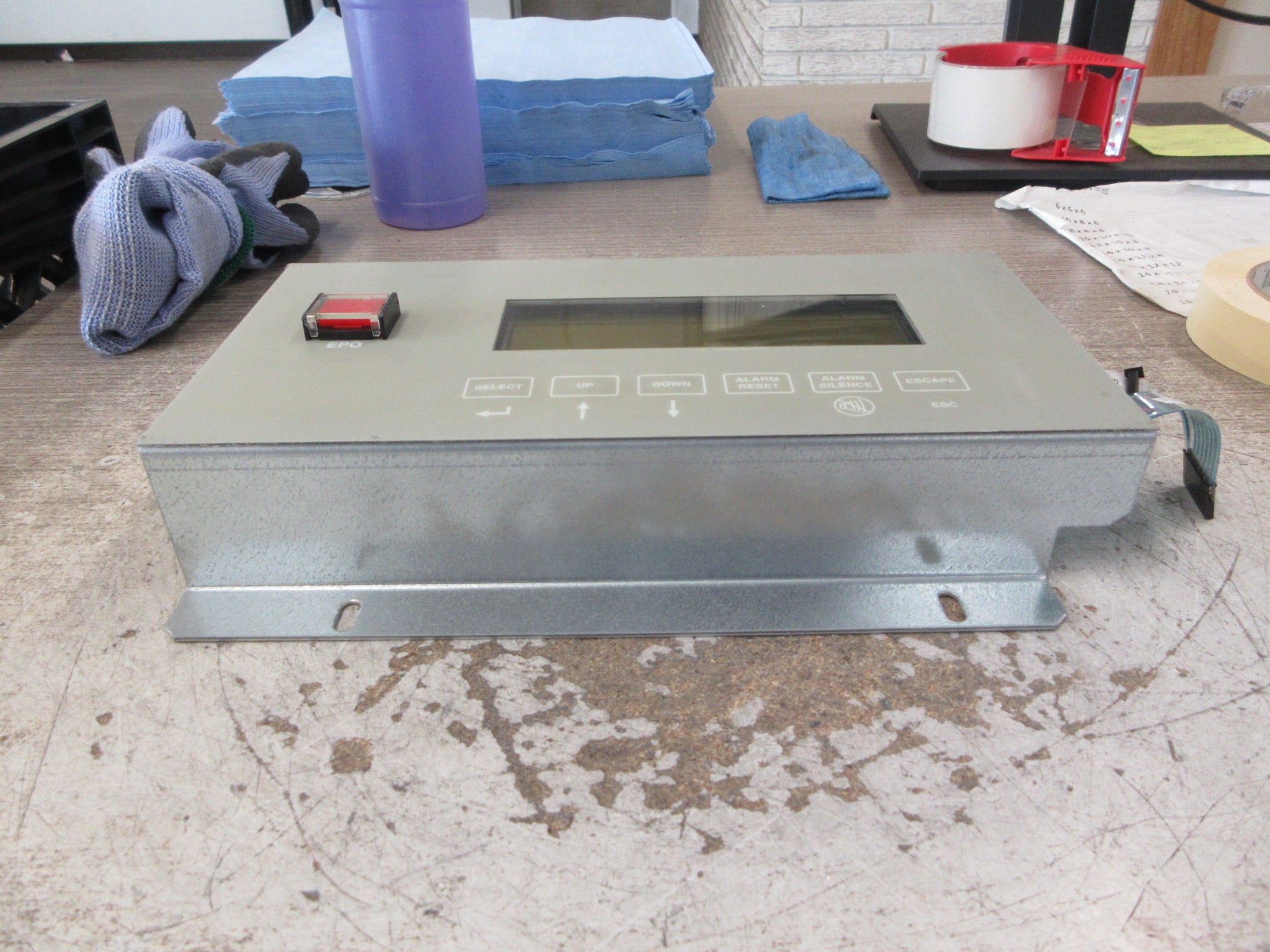 Emerson Liebert Control Panel Assembly 02-812535-10 Used
