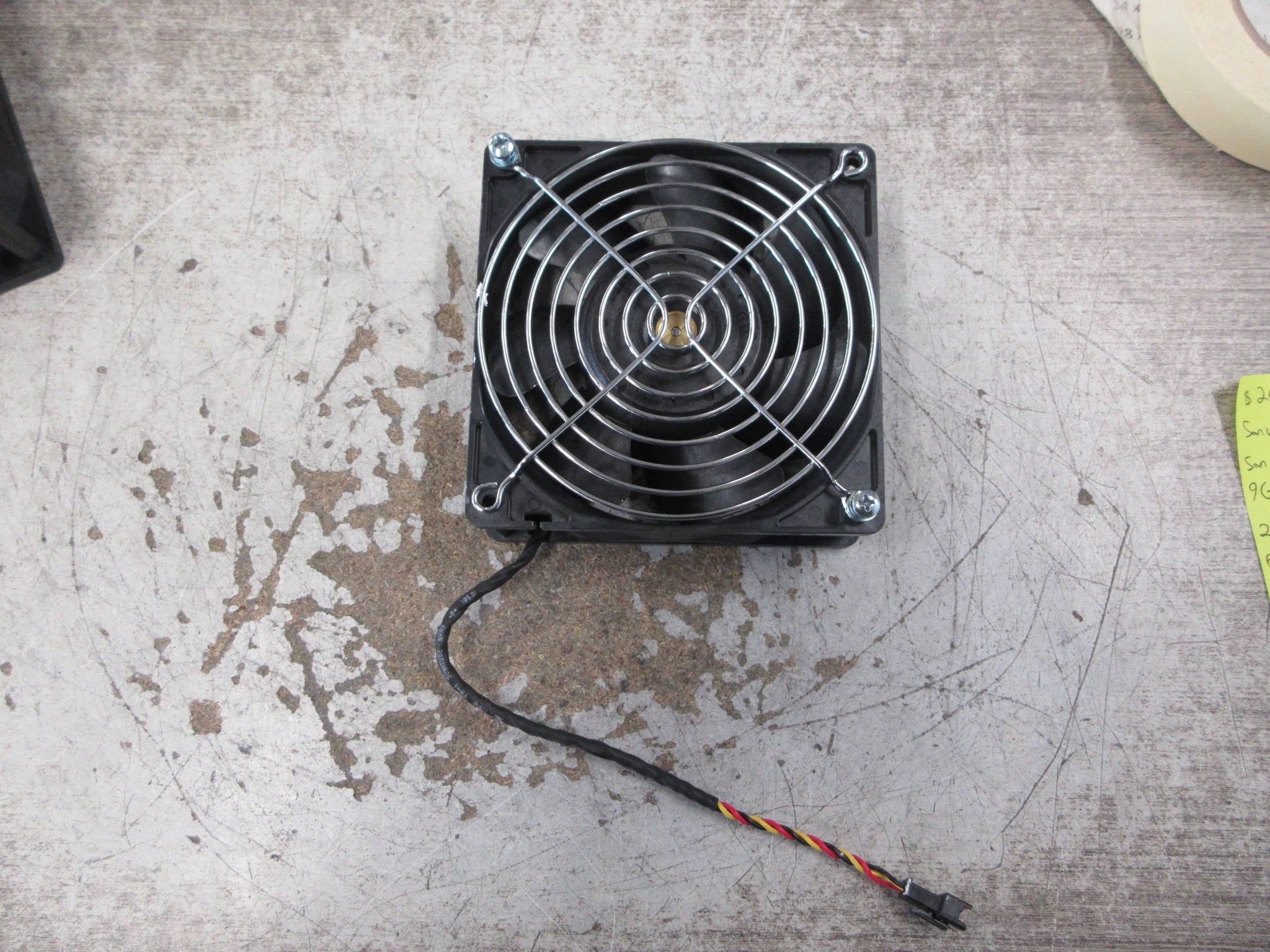 Sanyo Denki San Ace 120 Axial Fan 9G1224G1D01 24VDC 0.50A W/Grille Used