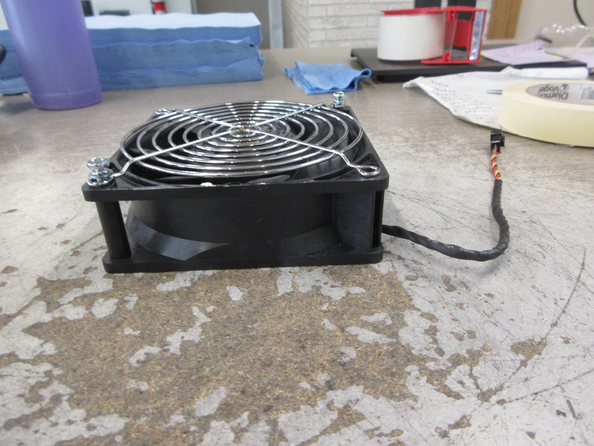 Sanyo Denki San Ace 120 Axial Fan 9G1224G1D01 24VDC 0.50A W/Grille Used
