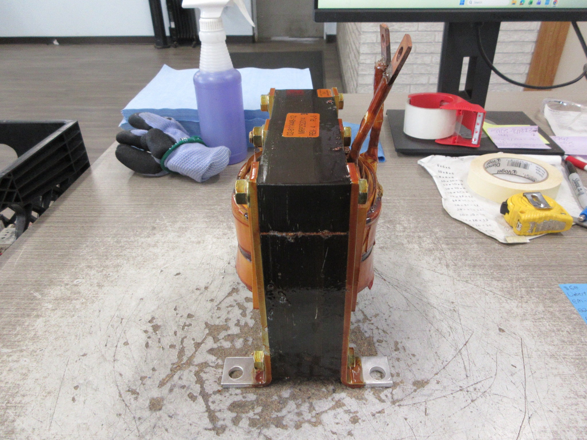 Liebert EM-1 Transformer 02-811448-12 Rev. 4 Used