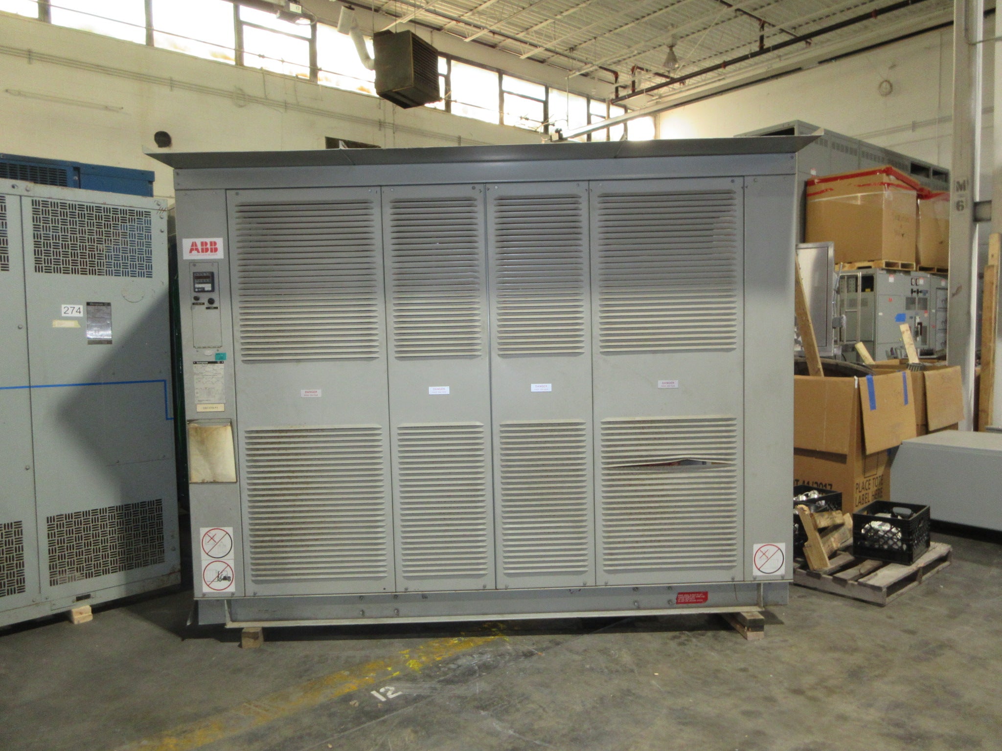 Westinghouse Transformer ASL 2000KVA Pri: 13,200V Sec: 2400V 3Ph 60Hz Used