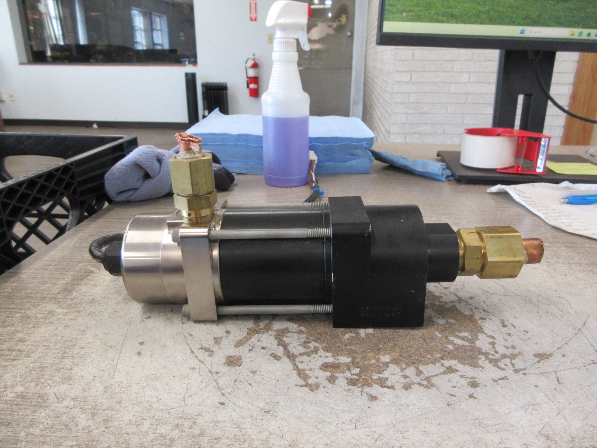 Cascon Refrigerant Pump 227-D-001 Rev. E 24VDC Used
