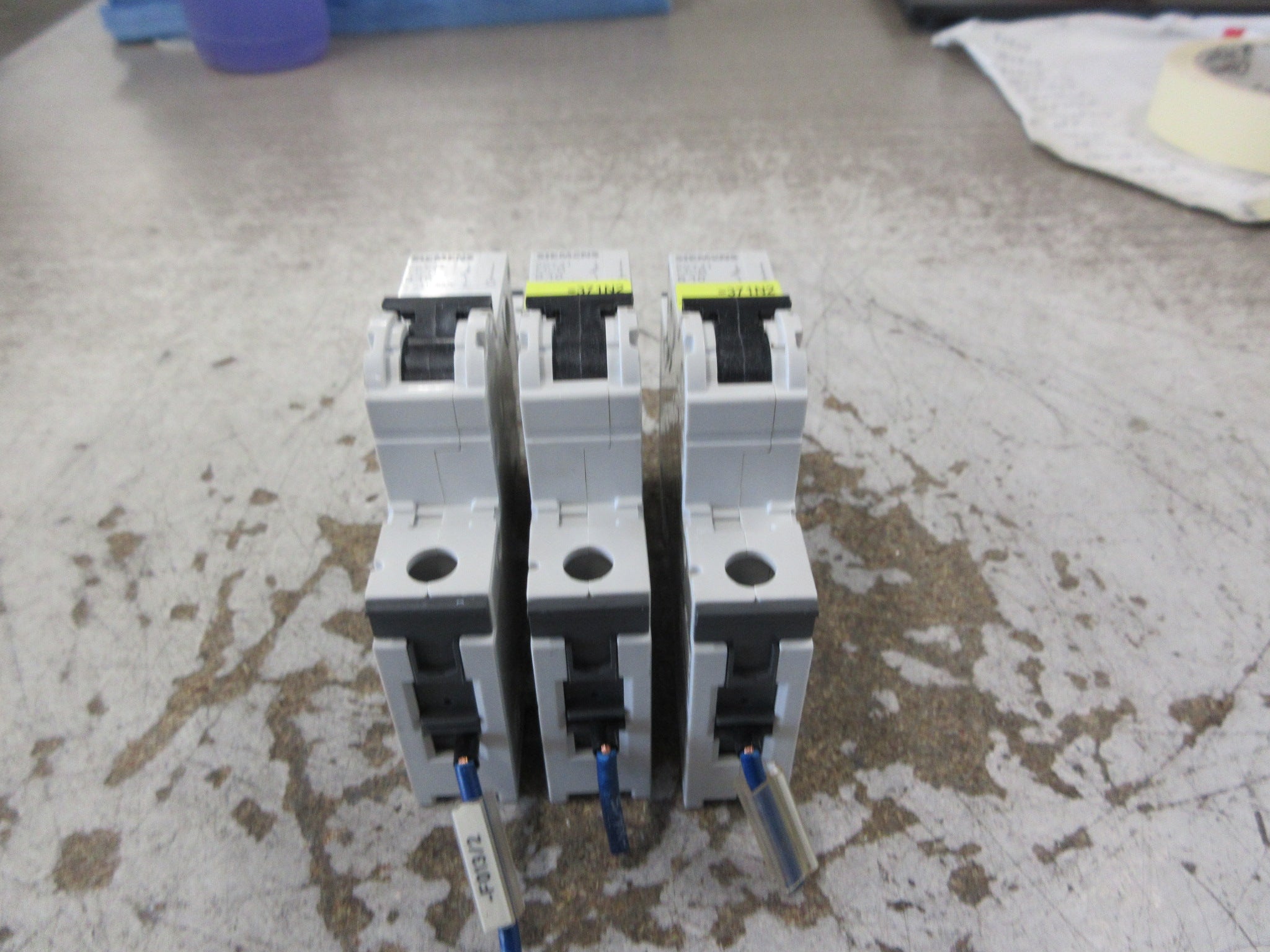 Siemens Circuit Breaker 5SY4110-6 10A 230/400V 1P *Lot of 3* Used