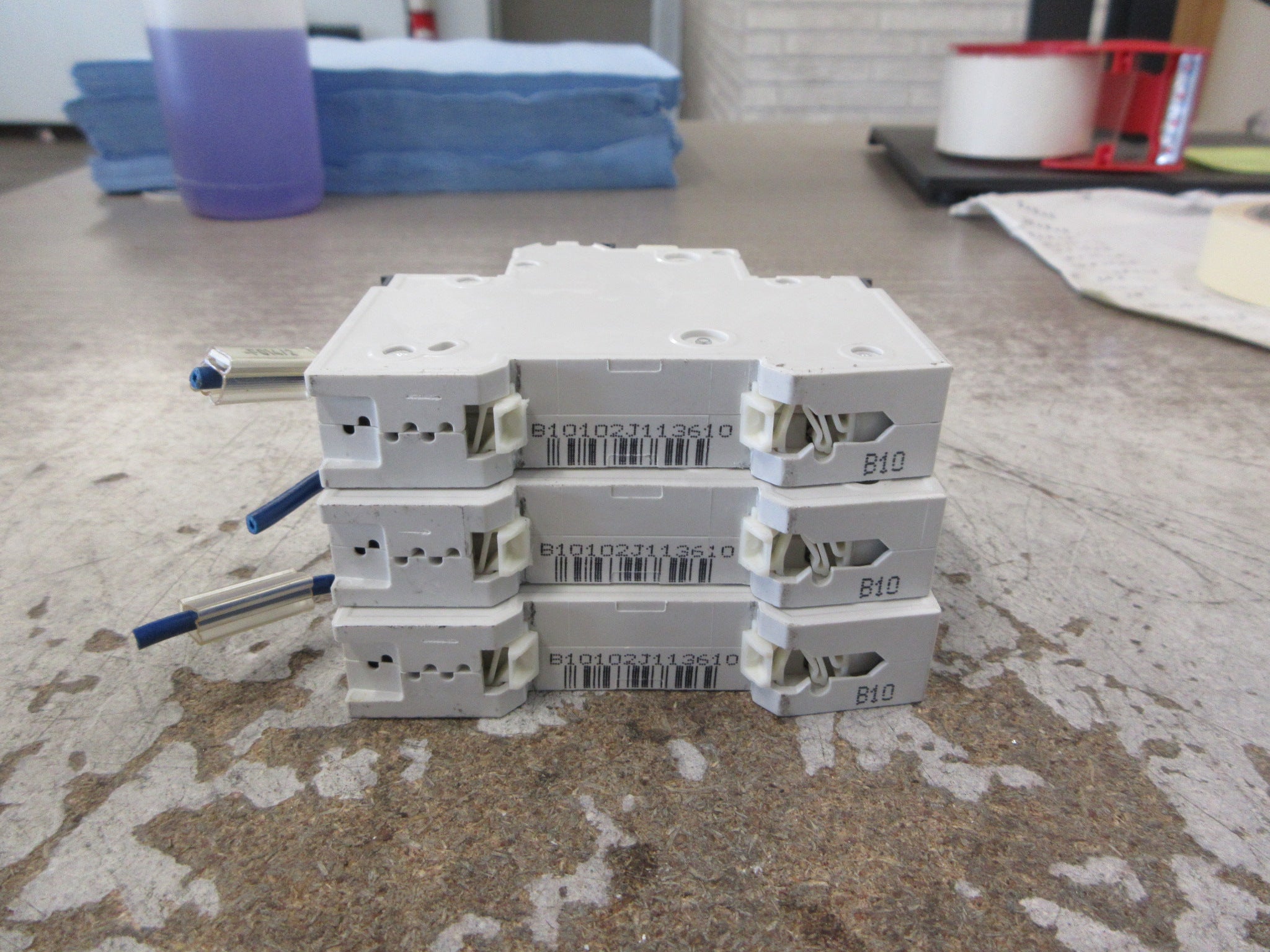 Siemens Circuit Breaker 5SY4110-6 10A 230/400V 1P *Lot of 3* Used