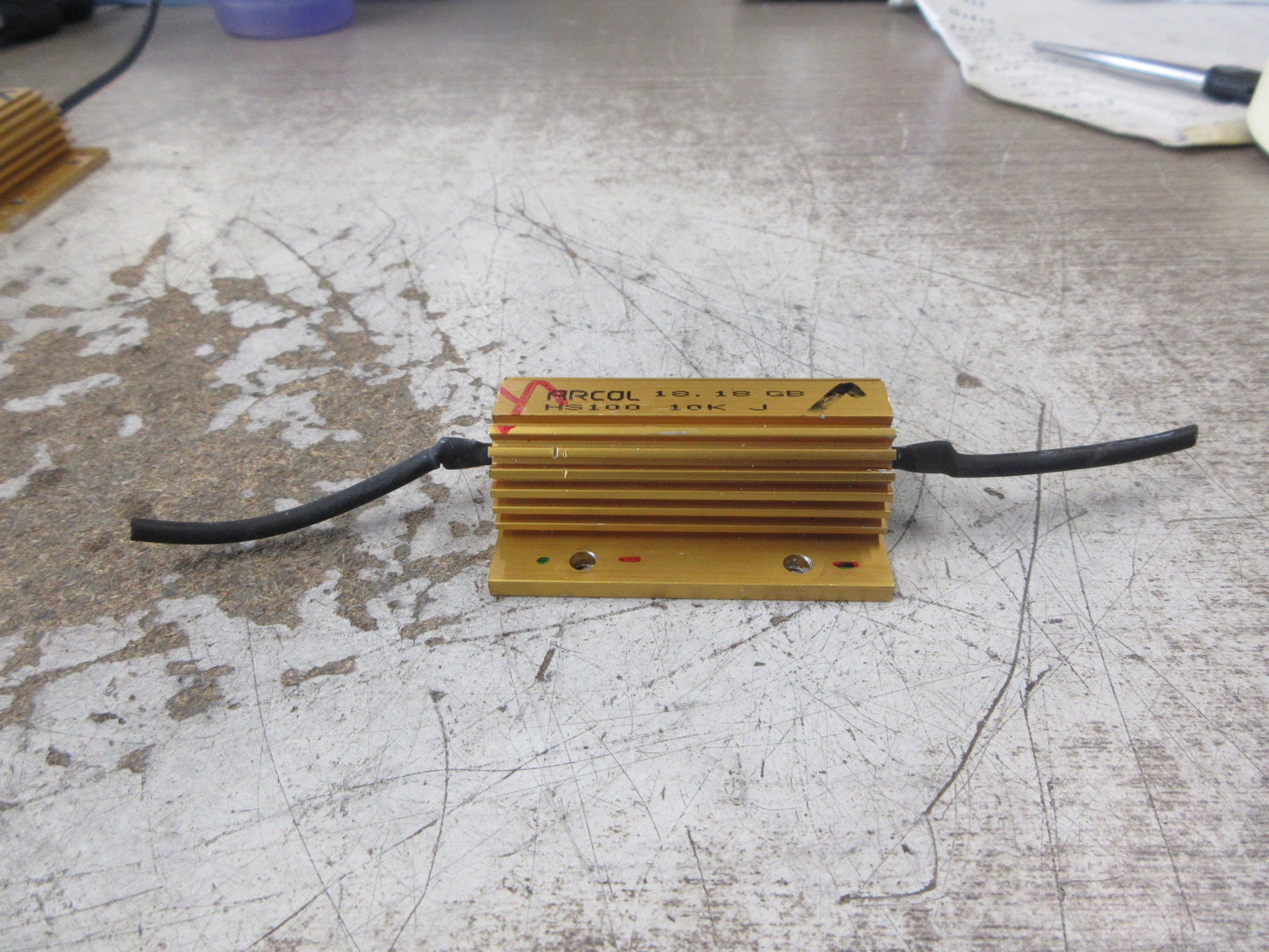 Arcol Resistor HS100 10K J 10k Ohms Used
