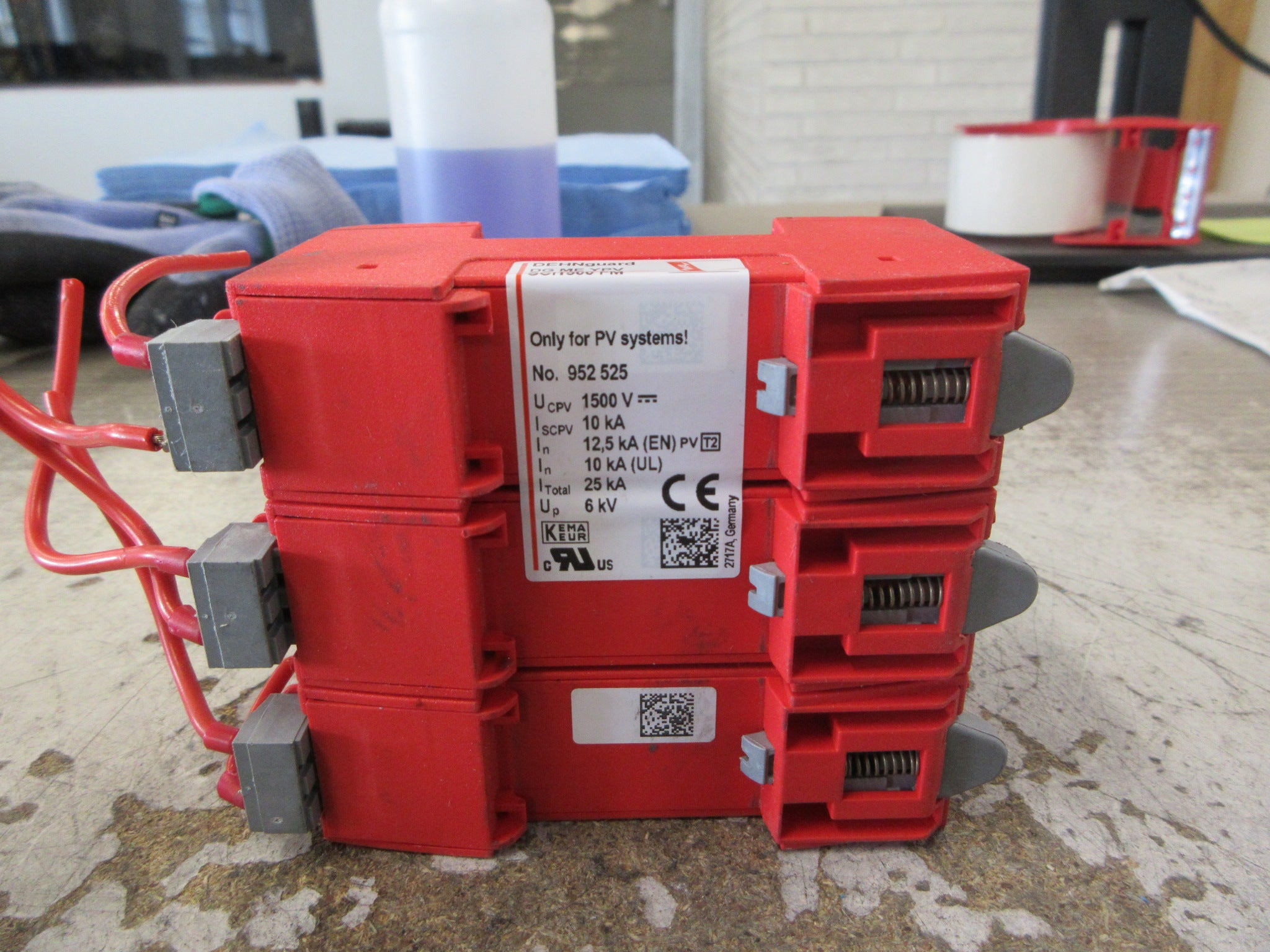 Dehn DEHNguard Surge Suppressor Base 952 525 1500VDC DG ME YPV SCI1500 FM Used