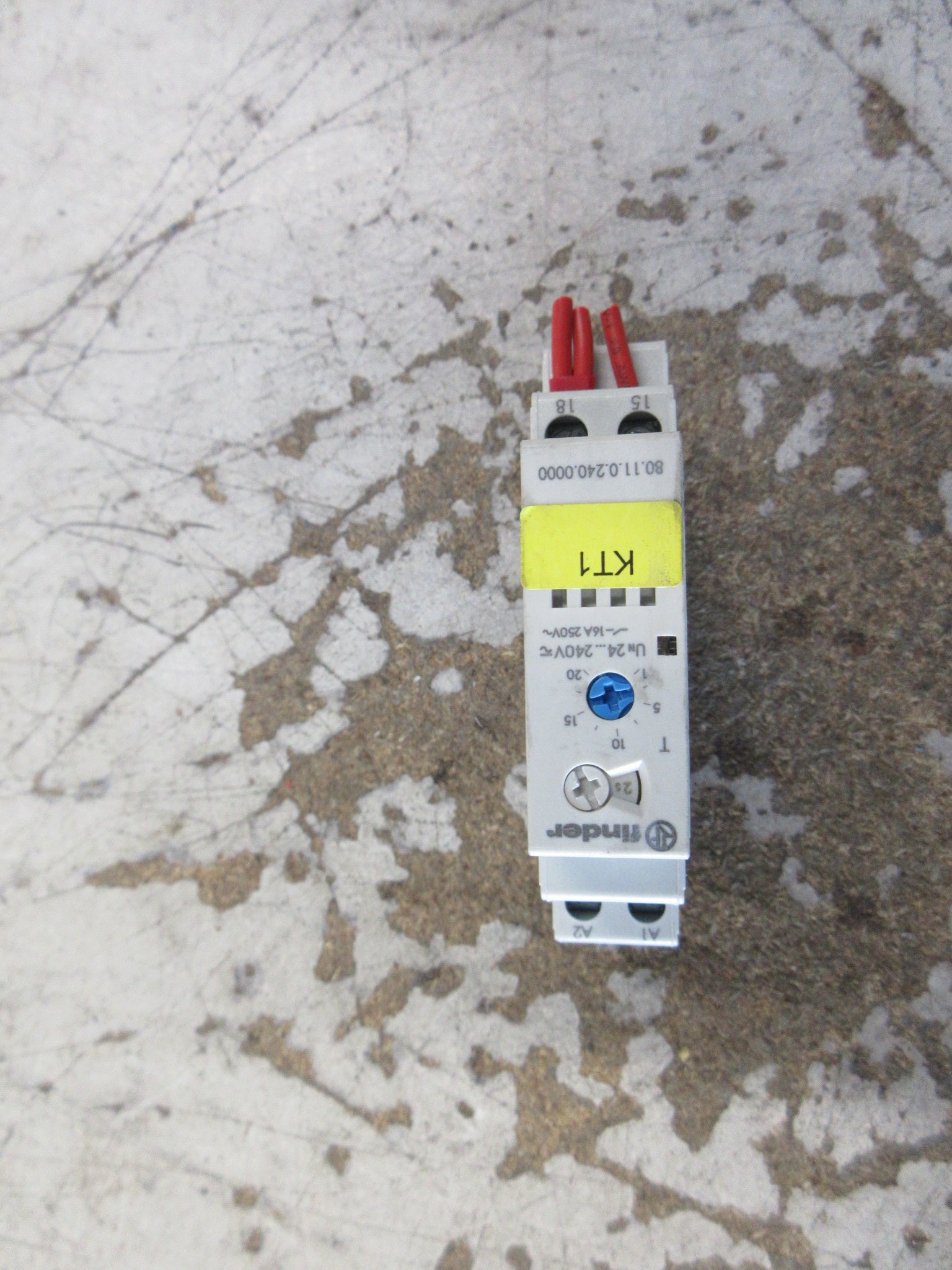 Finder Time Delay Relay 80.11.0.240.0000 24-240V Used