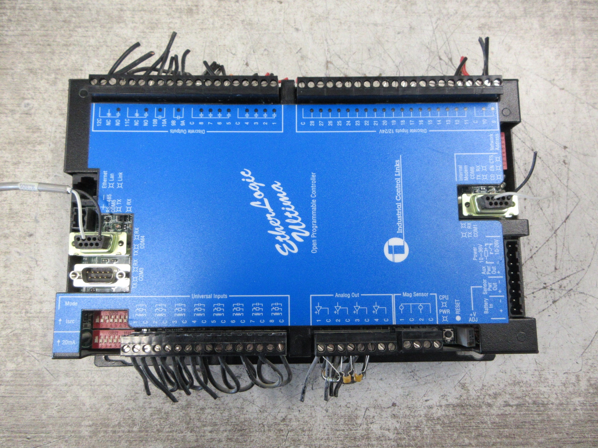 Industrial Control Links EtherLogic Ultima Open Programmable Controller Used