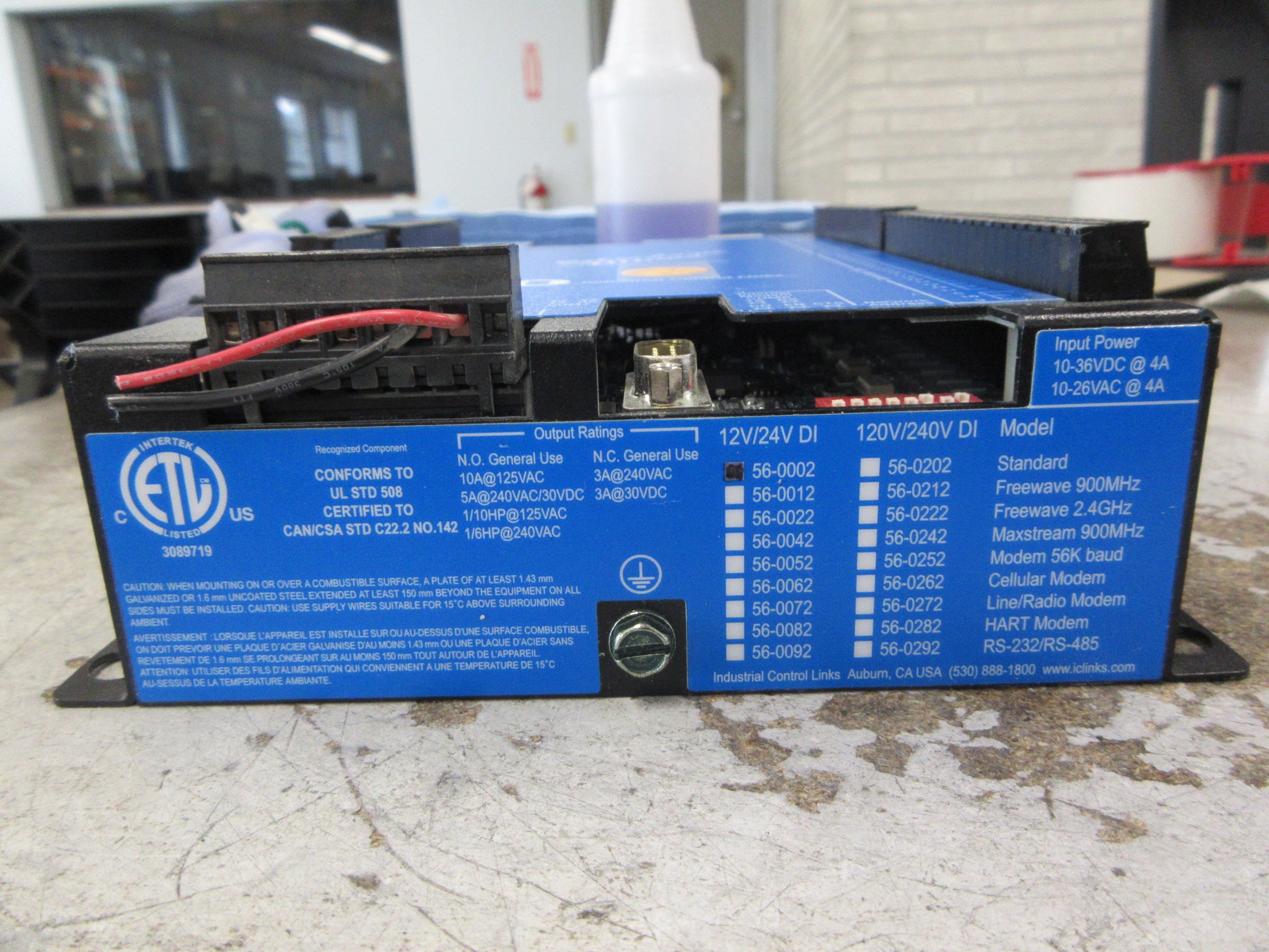 Industrial Control Links EtherLogic Ultima Open Programmable Controller Used