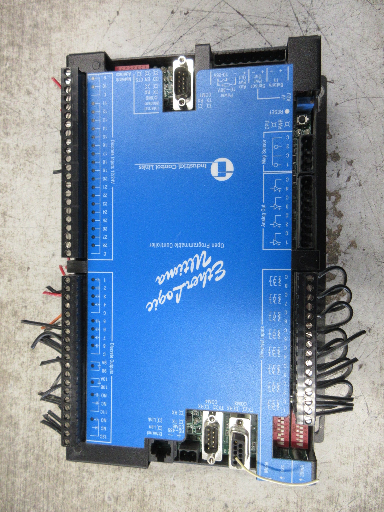 Industrial Control Links EtherLogic Ultima Open Programmable Controller Used