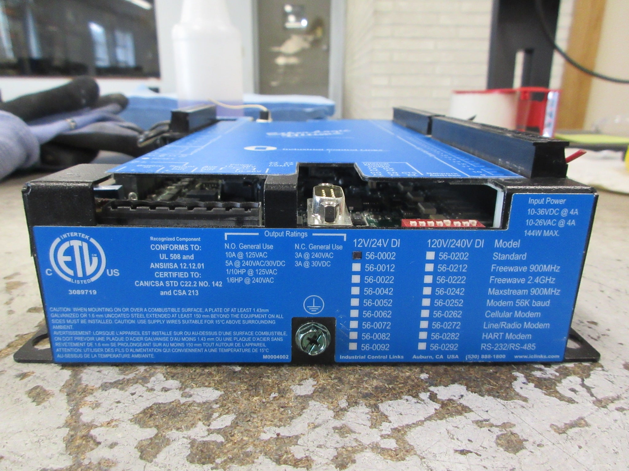 Industrial Control Links EtherLogic Ultima Open Programmable Controller Used