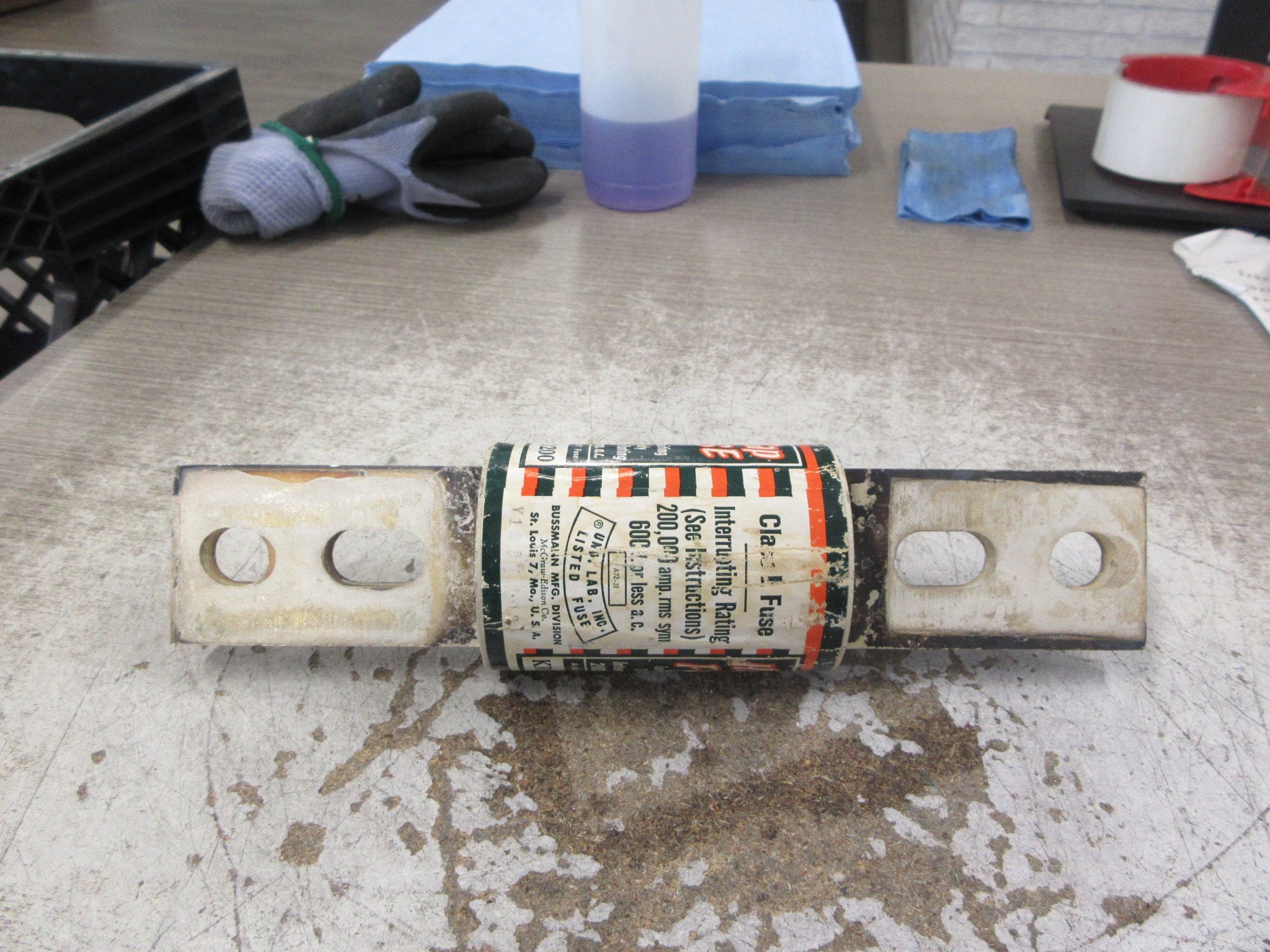 Bussmann Hi-Cap Fuse KRP-C 1200 600V 1200A Used