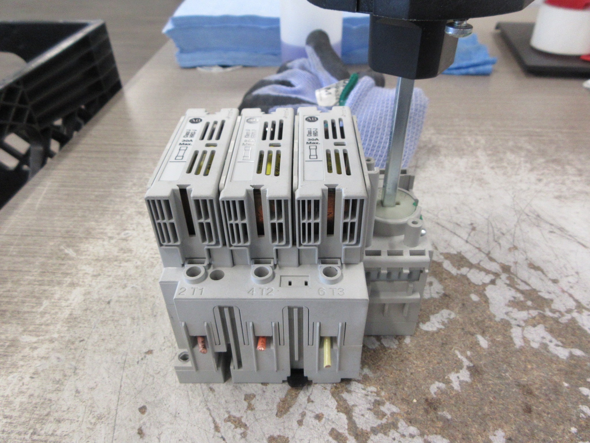 Allen-Bradley Fusible Disconnect Switch 194R-J30-1753 Ser. A 30A 600V 3P Used