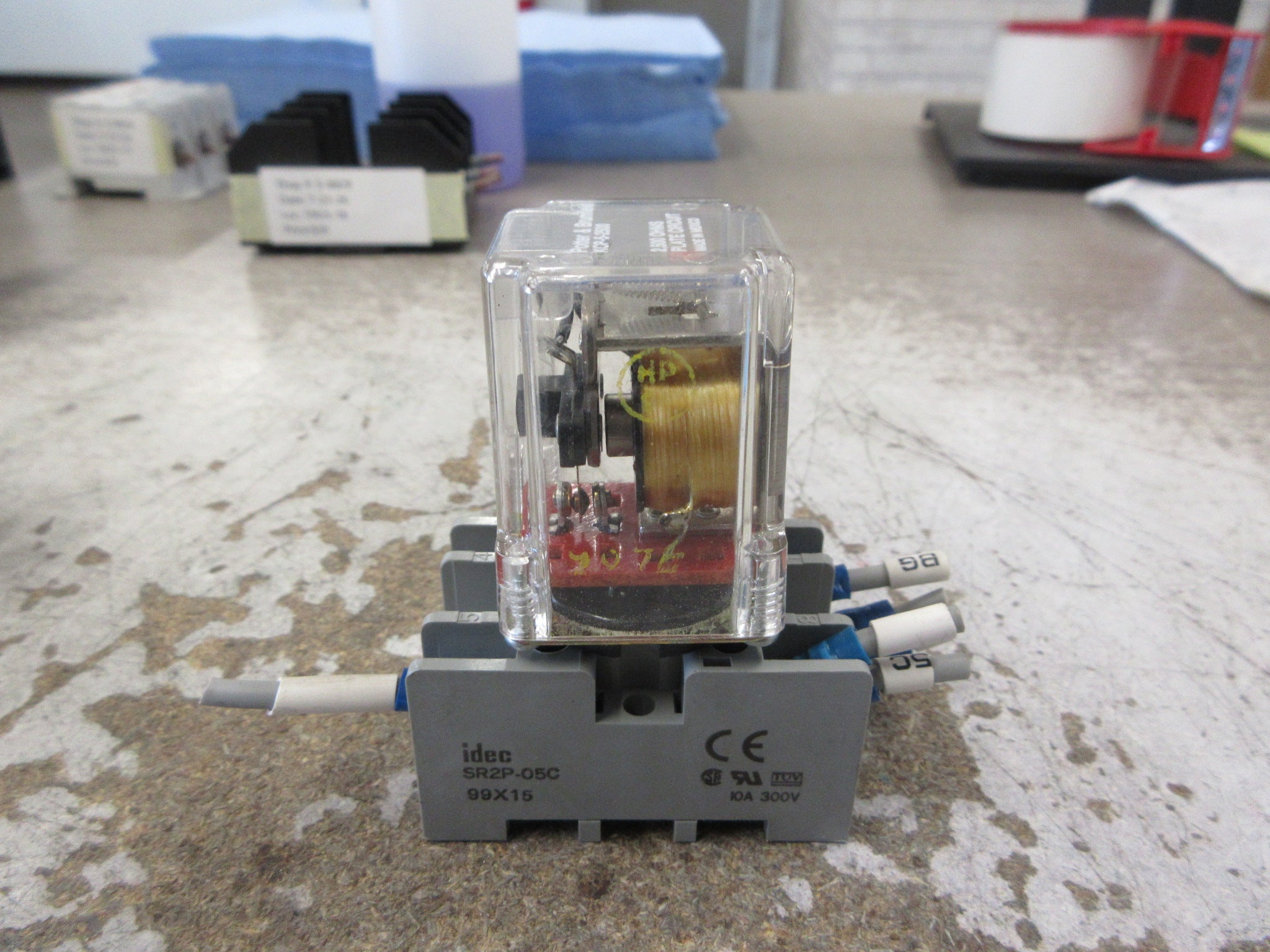 Potter & Brumfield Relay KCP-5-2500 W/Base Used