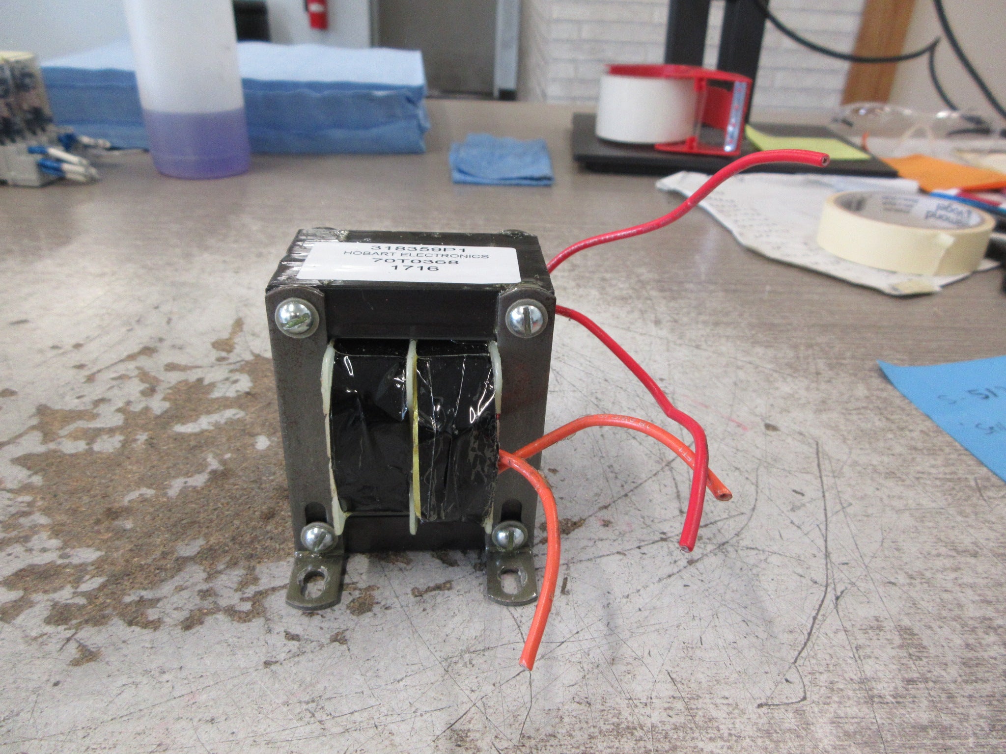 Hobart Transformer 318359P1 100VA Pri: 24V Sec: 22V 50/60Hz Used