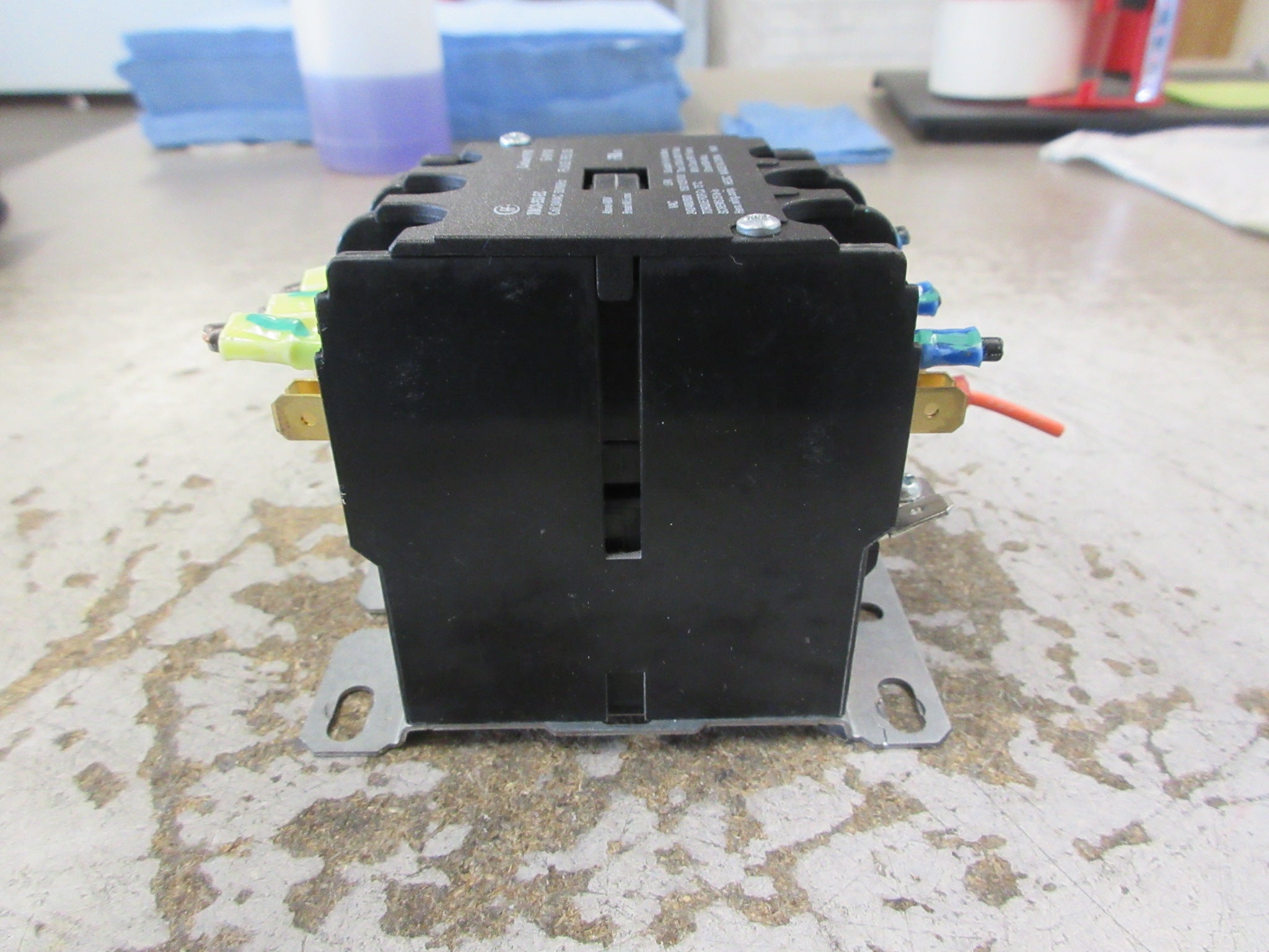 Liebert Contactor E-0110 24V Coil 25A 600V W/Aux Contact Used