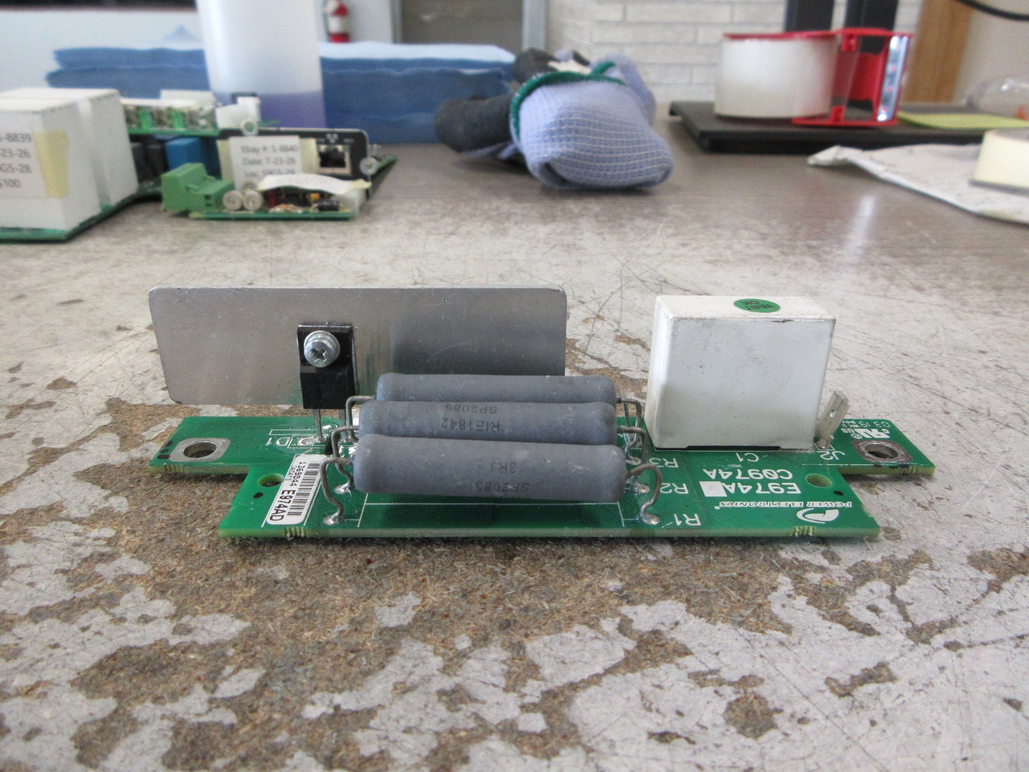 Power Electronics Resistor Board E974AD Used