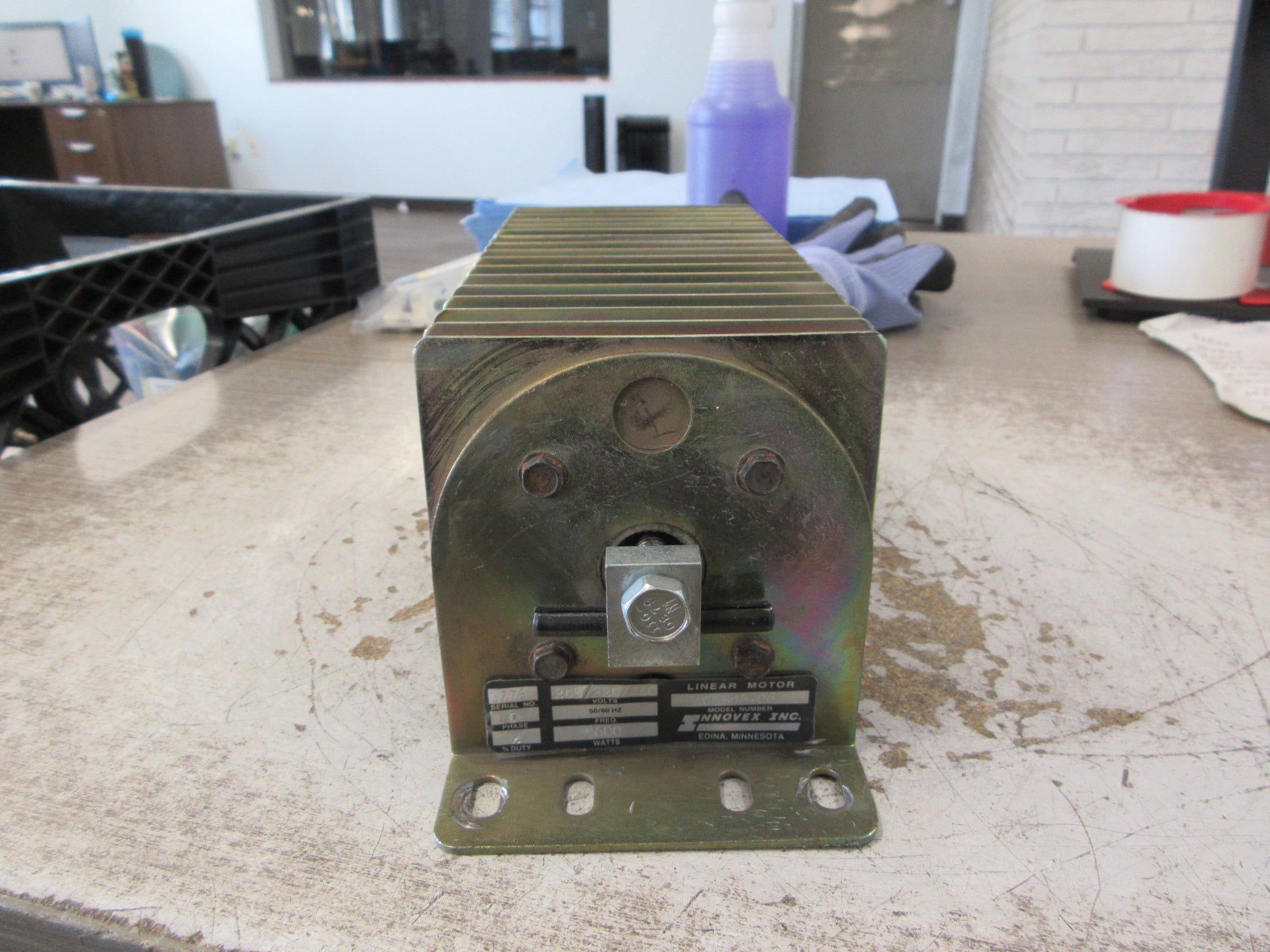 Innovex Linear Motor 402-16-06 9600W 208/220/240V 50/60Hz 1Ph Used