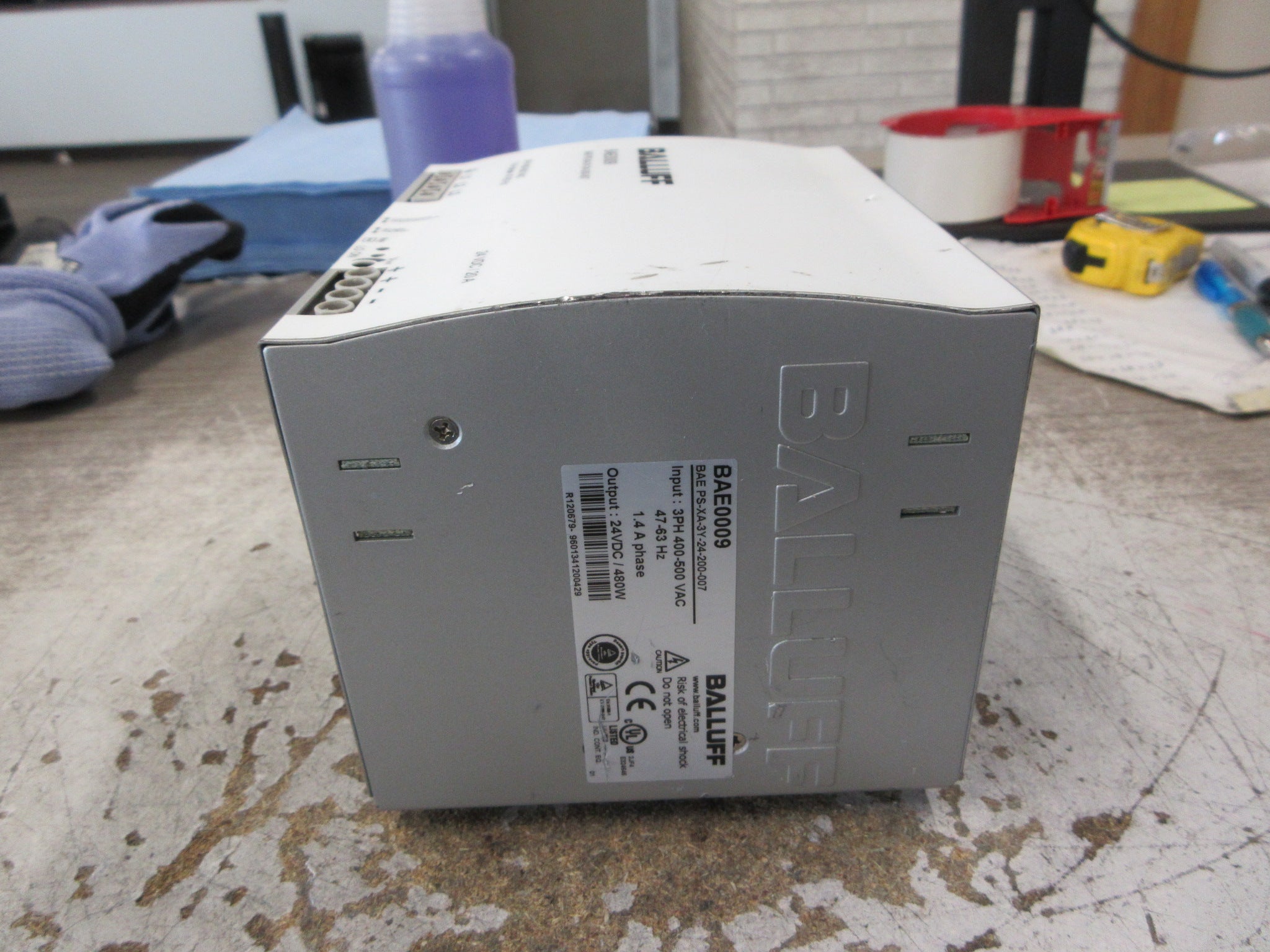 Balluff BAE0009 Power Supply BAE PS-XA-3Y-24-200-007 480W Used