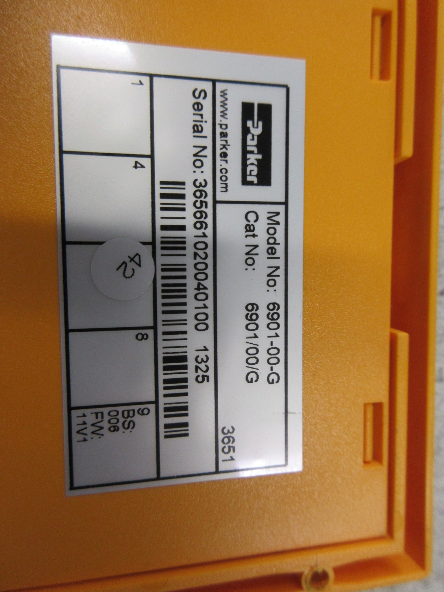 Parker Keypad 6901/00/G BS: 006 FW: 11V1 W/External Mount Used