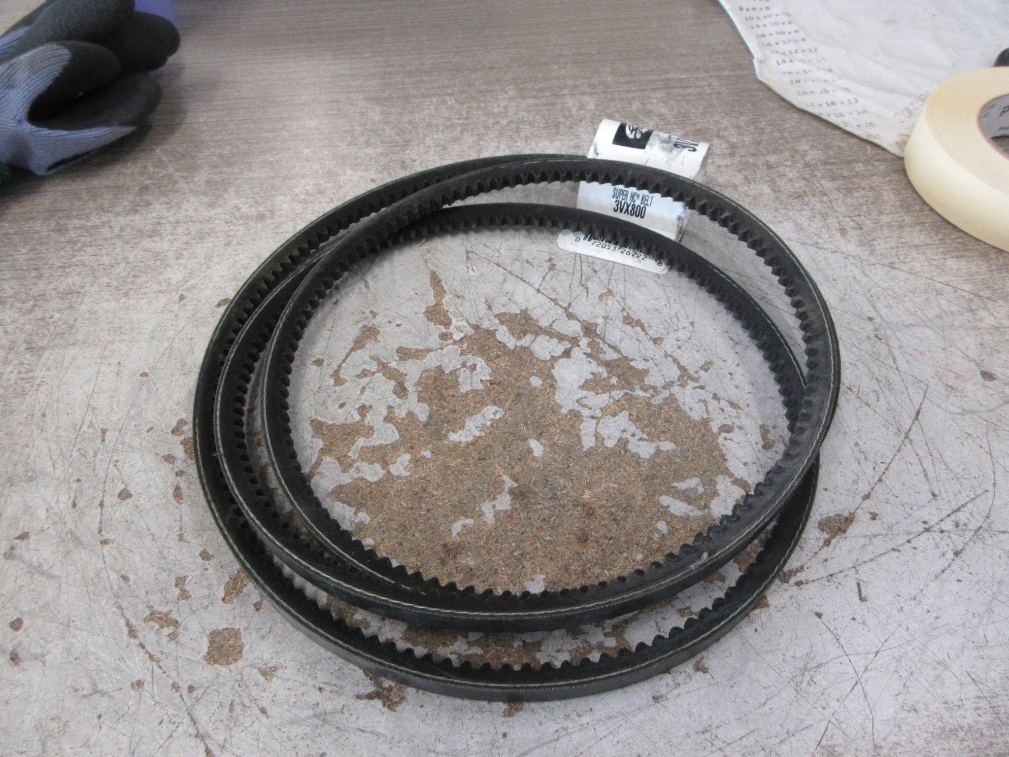 Gates 3VX800 Super HC Belt 9412-0800 *No Box* New Surplus