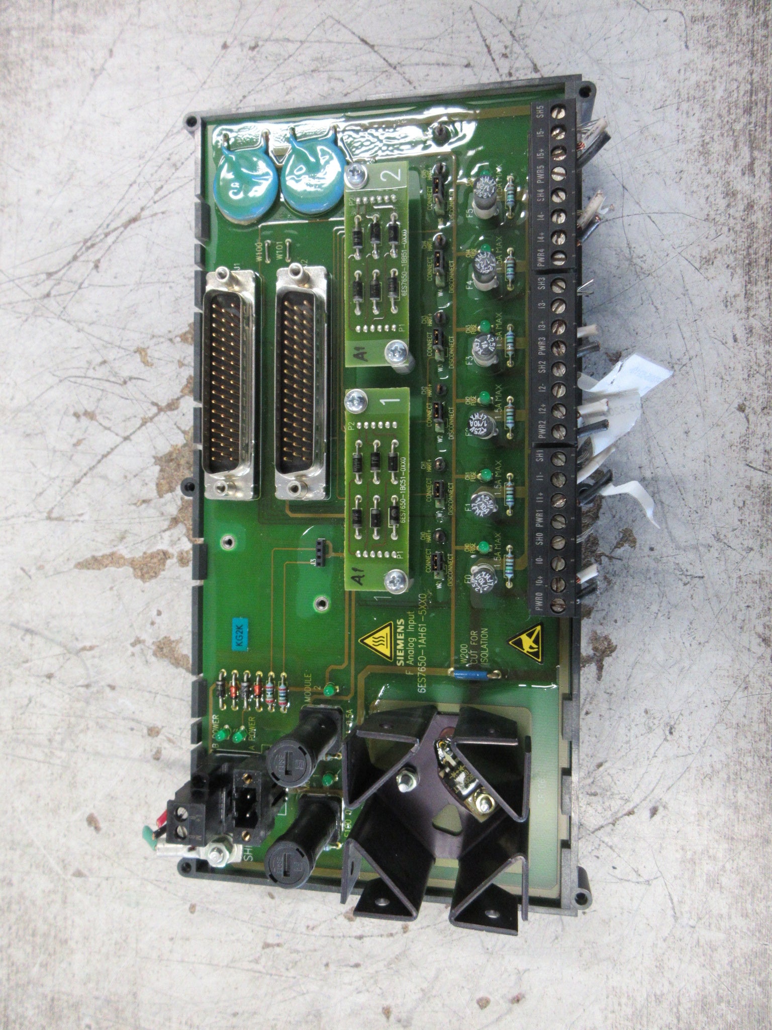 Siemens FailSafe Analog Input MTA 6ES7650-1AH61-5XX0 6-Ch 9.368A 24VDC Used