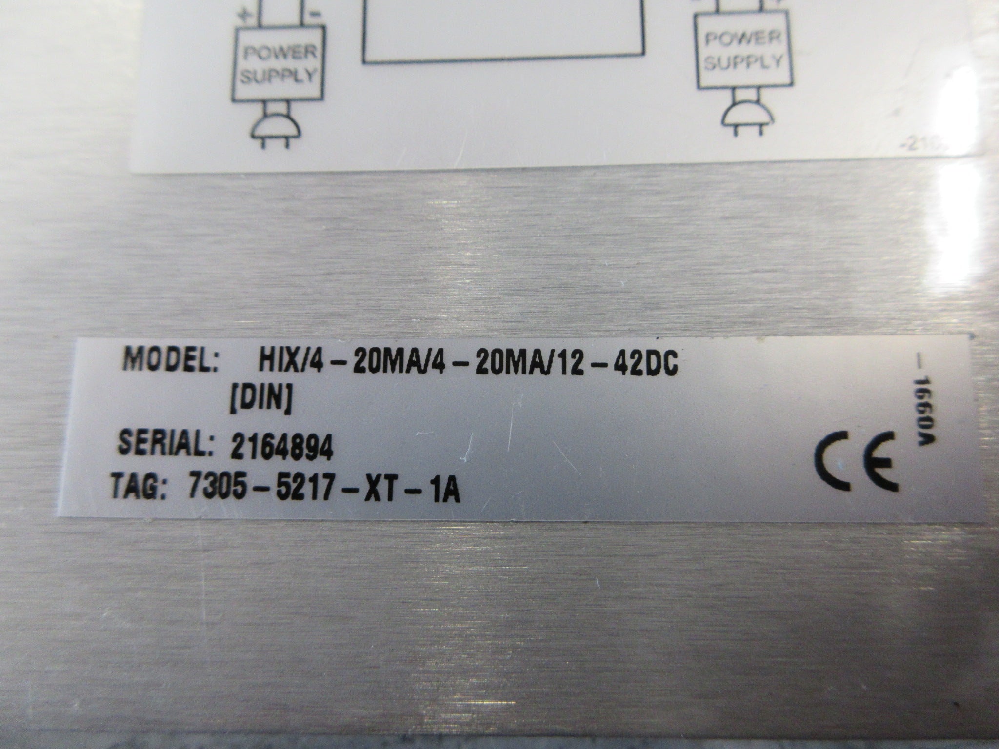 Moore Industries HIX Hart Isolator HIX/4-20MA/4-20MA/12-42DC Used