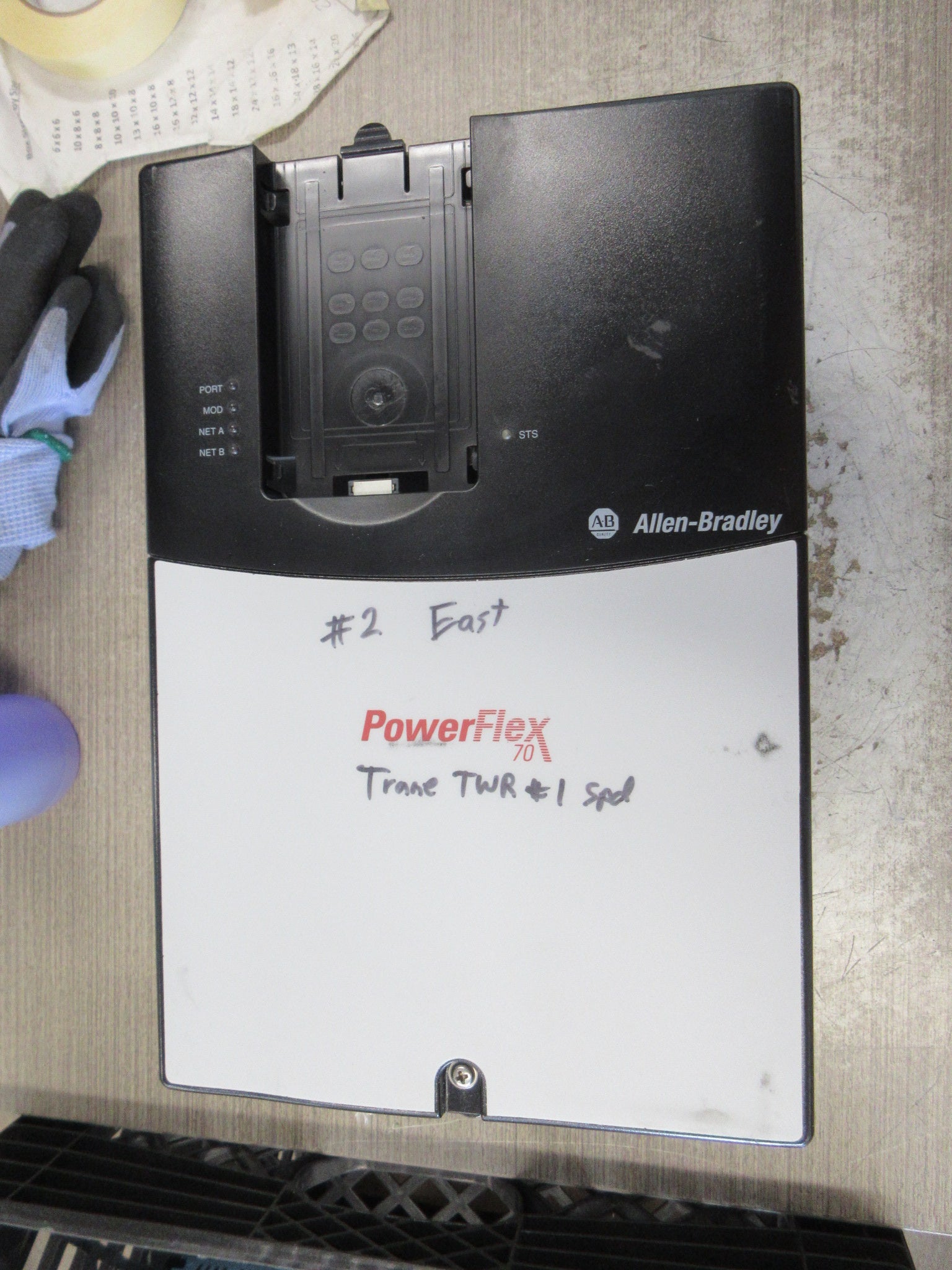 Allen-Bradley PowerFlex 70 AC Drive 20AD040A3AYNANC0 Ser. A 30HP 3Ph Used