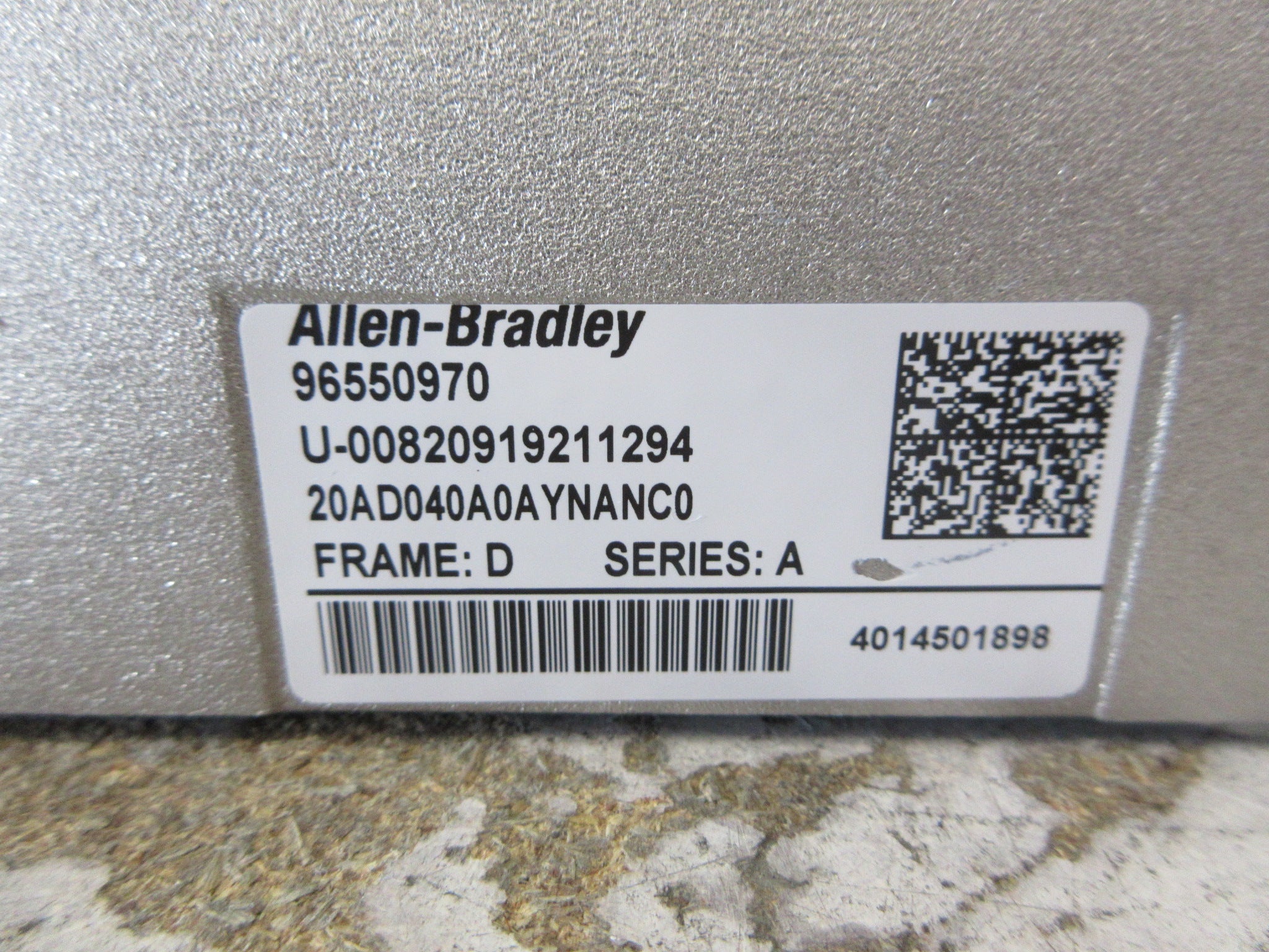 Allen-Bradley PowerFlex 70 AC Drive 20AD040A0AYNANC0 Ser. A 30HP 3Ph Used