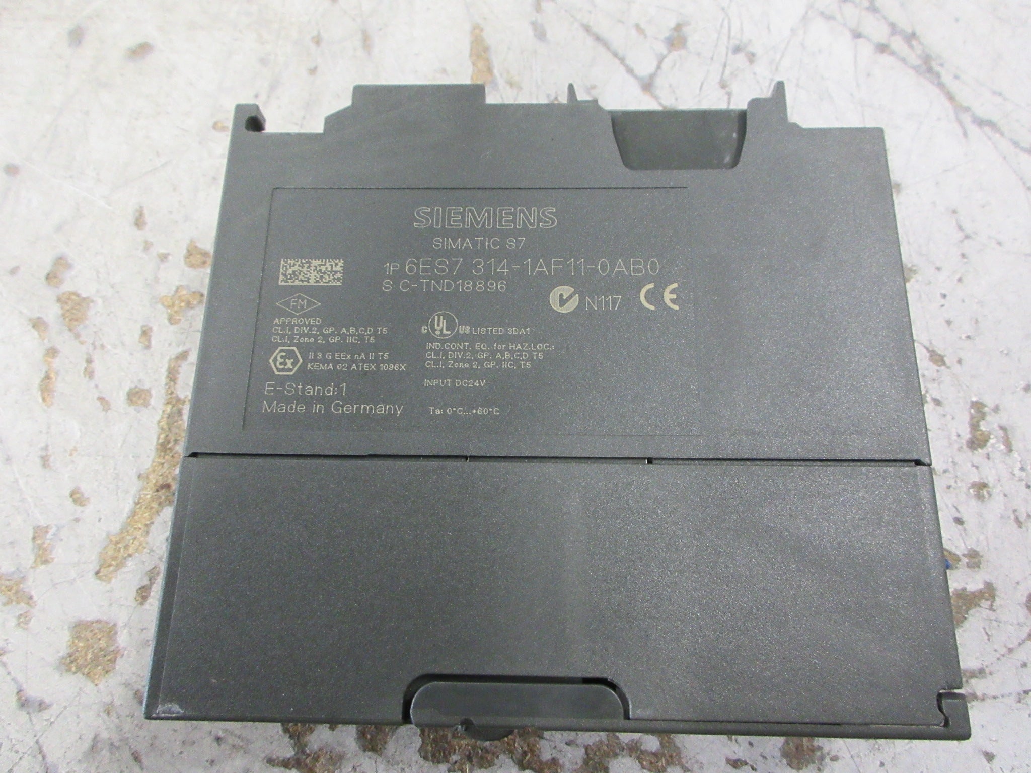 Siemens Simatic S7 CPU Module 6ES7 314-1AF11-0AB0 E-Stand: 1 Used