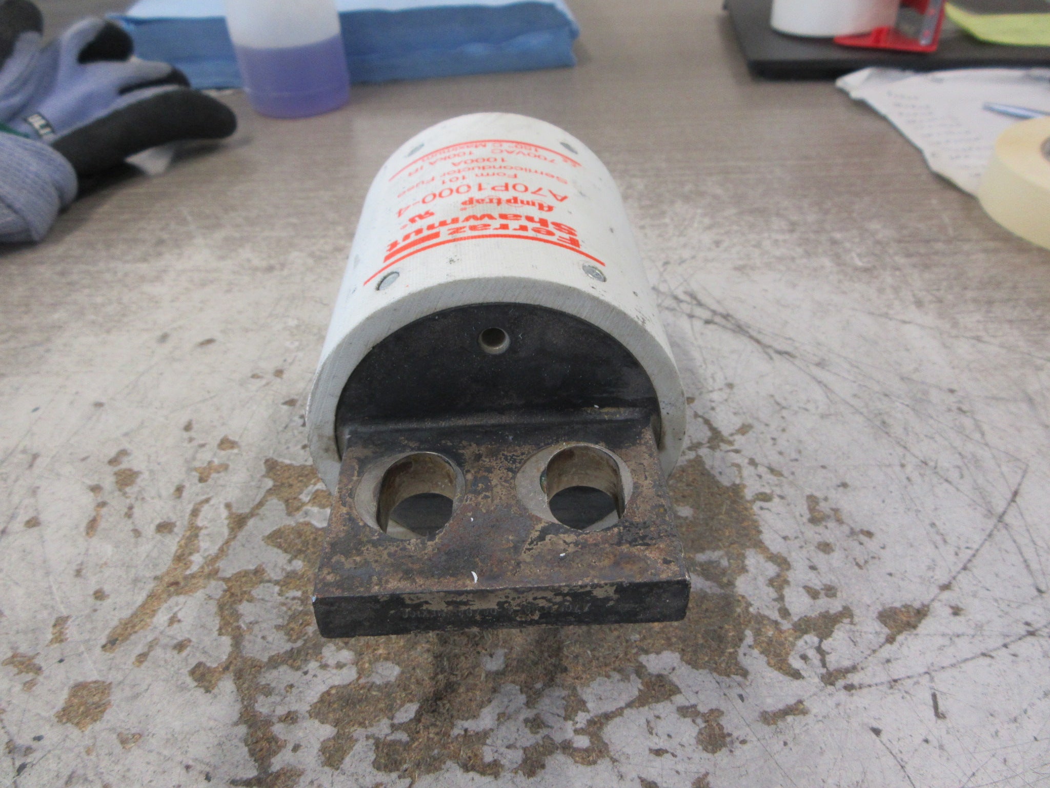 Ferraz Shawmut Amp-Trap Fuse A70P1000-4 1000A 700V Used