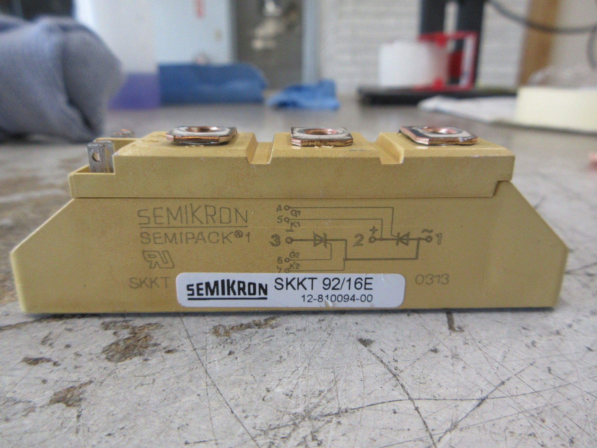 Semikron Semipack 1 IGBT Module SKKT 92/16E Used